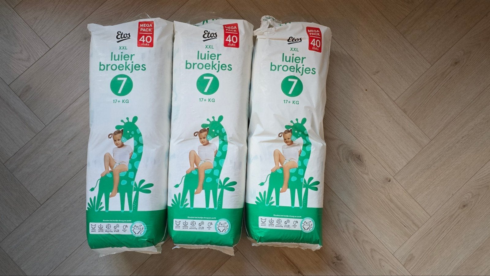 Etos luierbroekjes maat 7, Ophalen of Verzenden, Nieuw