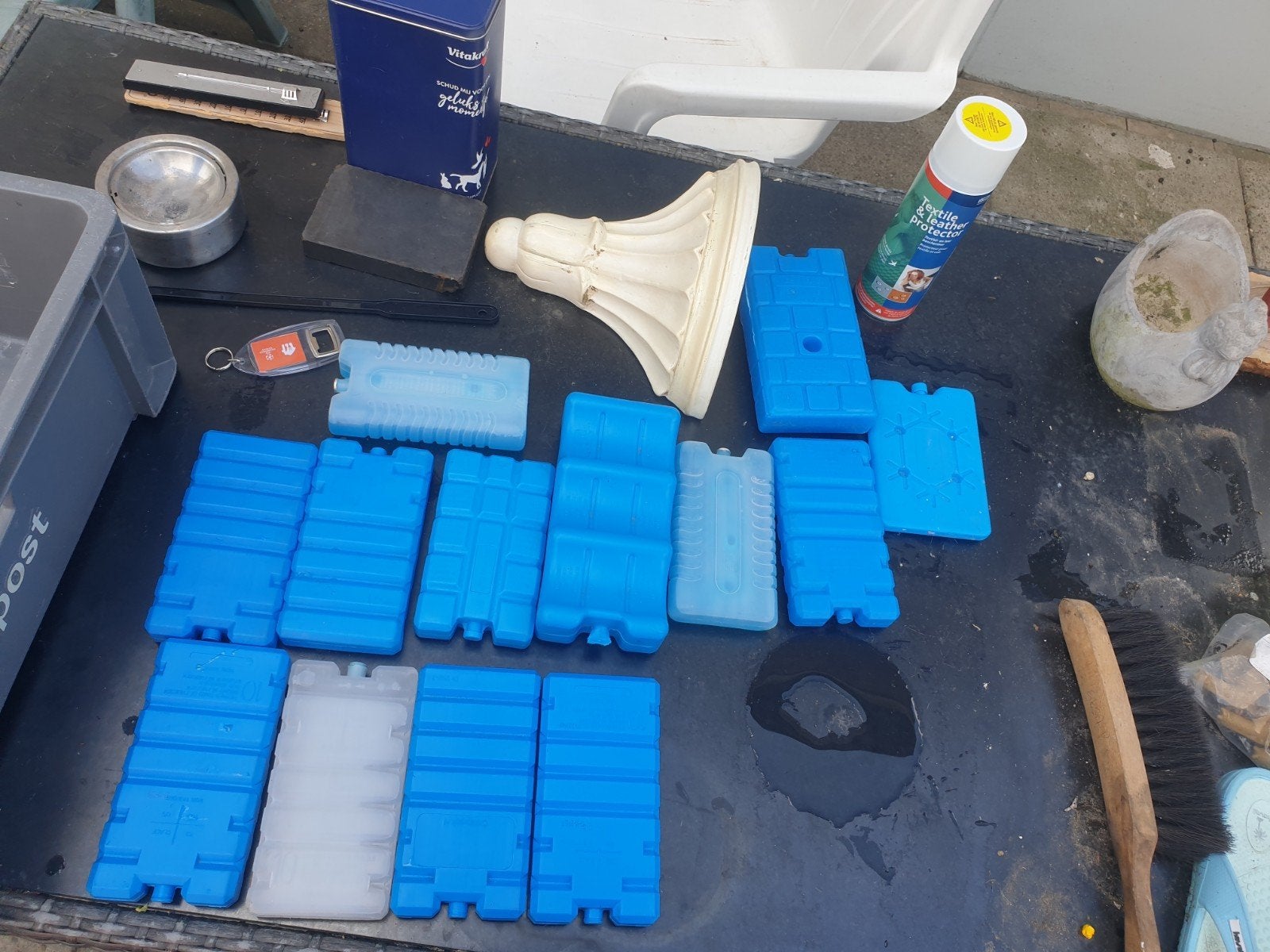 Set van 13 koelelementen voor koelbox of koeltas, Ophalen of Verzenden, Gebruikt, Koel-accessoire, Koelelement