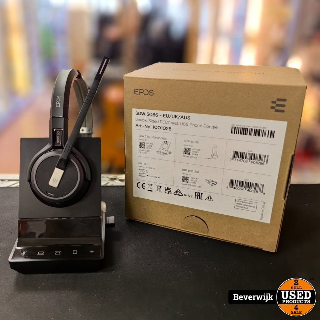 Epos SDW 60 Impact Stereo USB Headset - In Nette Staat