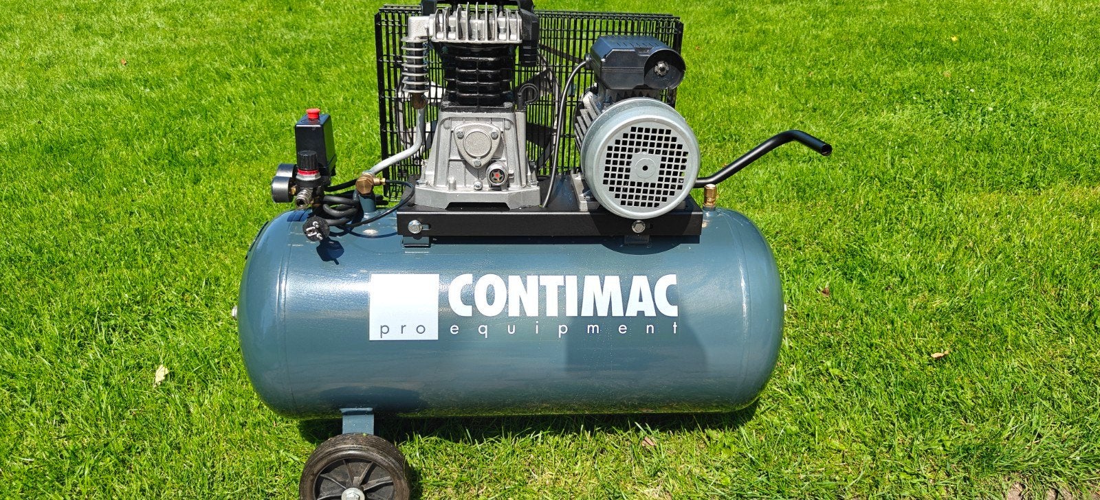 Contimac Compressor - Zo goed als nieuw, Doe-het-zelf en Verbouw, Ophalen, 10 bar of meer, Zo goed als nieuw, 25 tot 100 liter