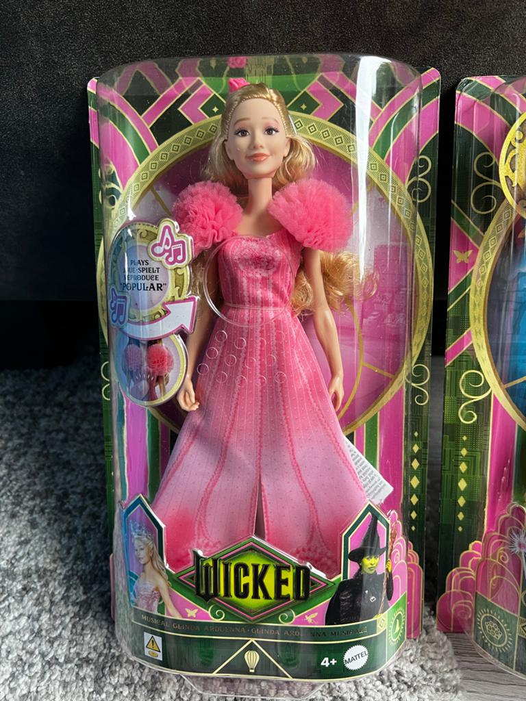 Mattel Wicked Glinda Poppen - Zingende Glinda Pop, Ophalen of Verzenden, Nieuw, Overige typen