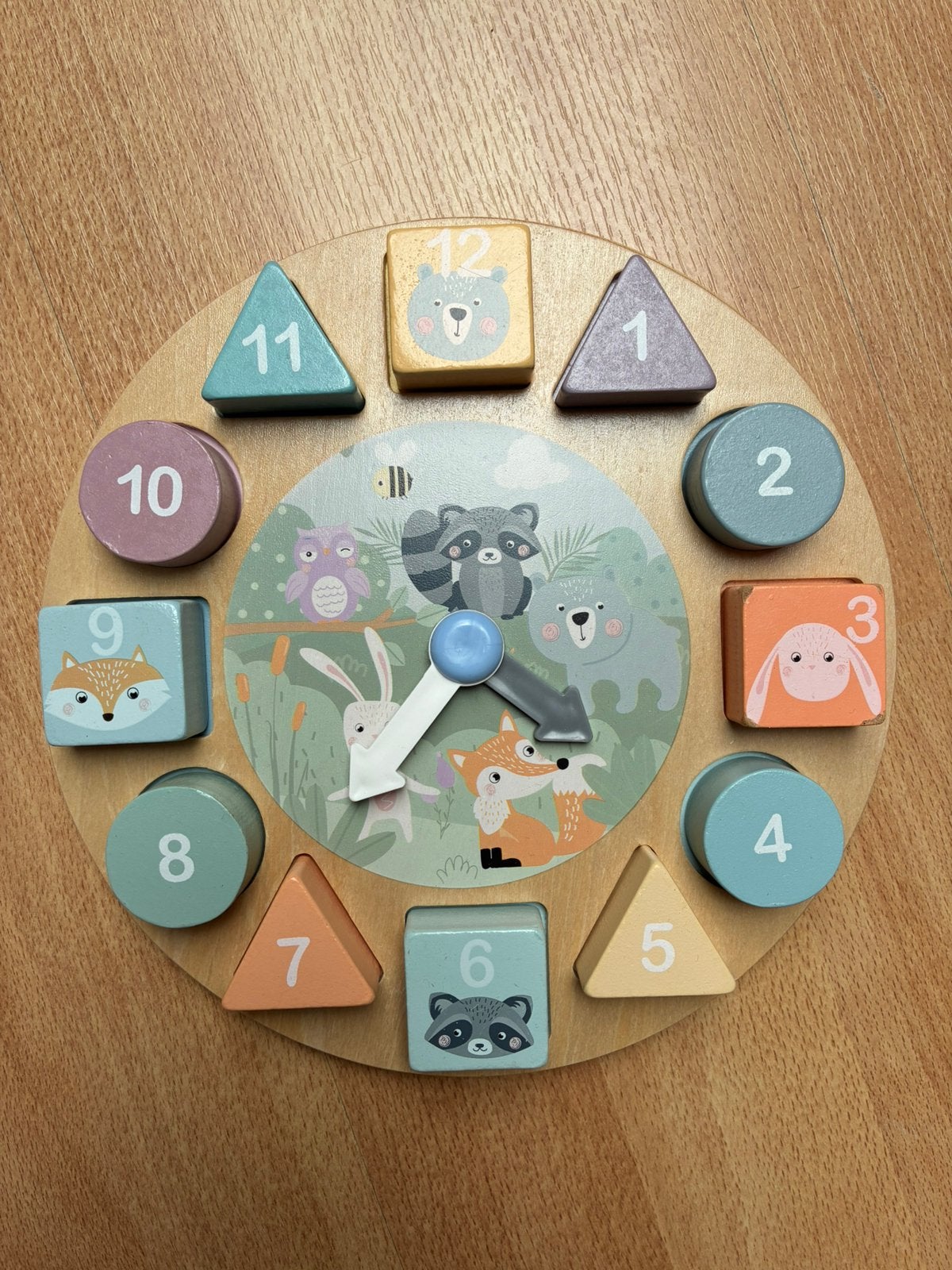 Puzzel cijfers klok, Ophalen, 2 tot 4 jaar