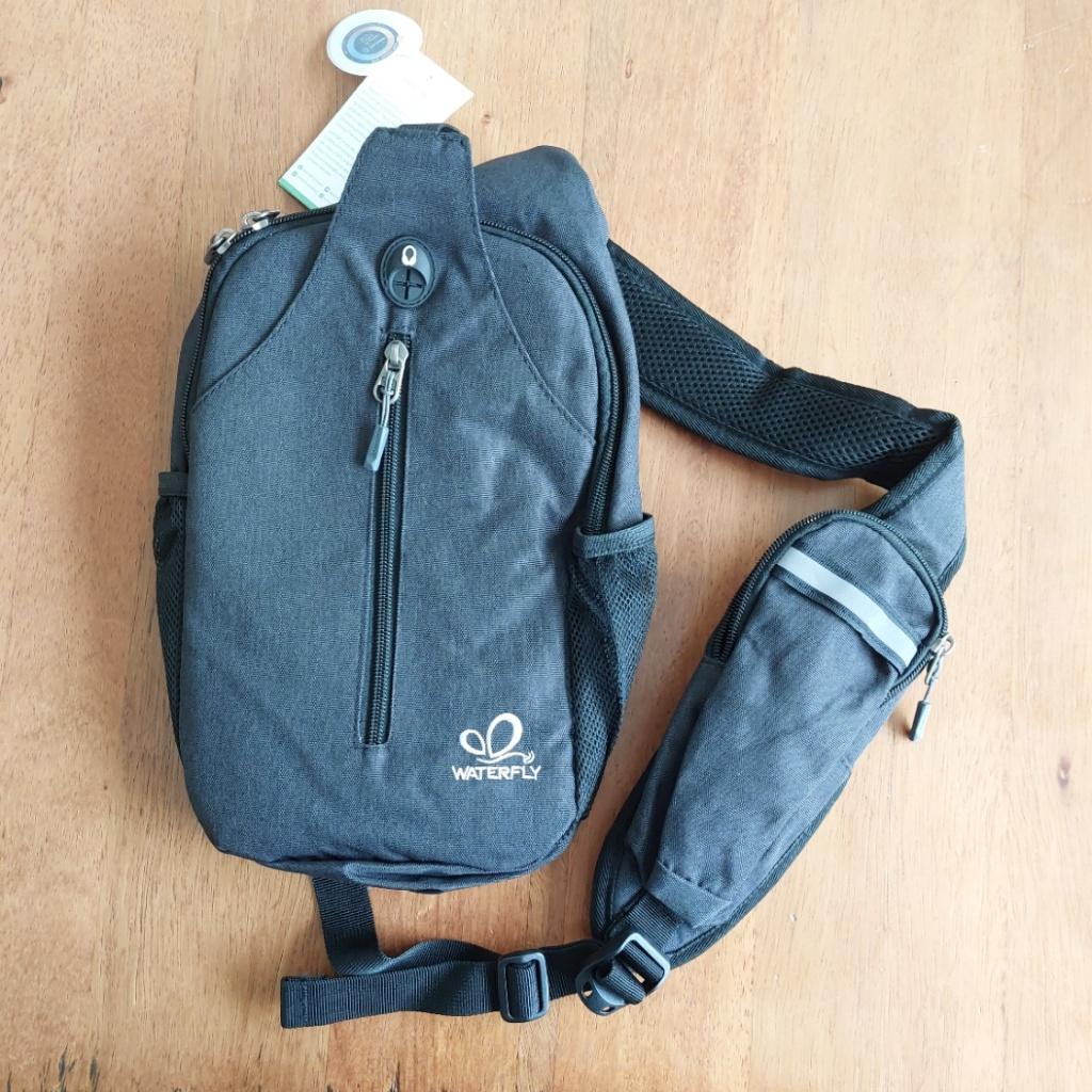 WATERFLY Sling Bag Crossbody Sling Rugzak, Ophalen of Verzenden, Nieuw, Zwart, Overige merken