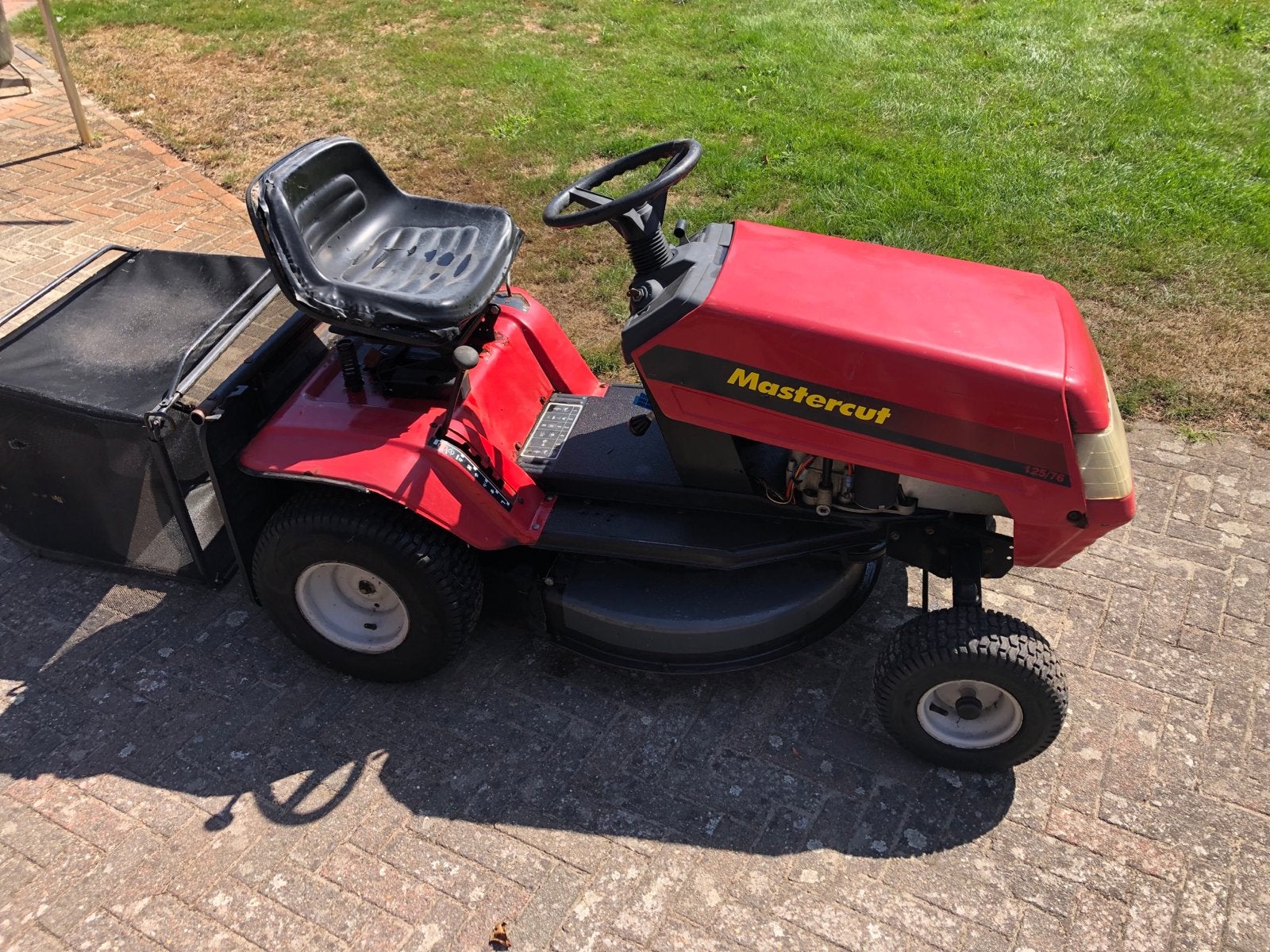 Zitmaaier MTD Mastercut 125/76 met B&S 12.5 pk motor, Tuin en Terras, Ophalen, Gebruikt, Versnellingen, Minder dan 90 cm