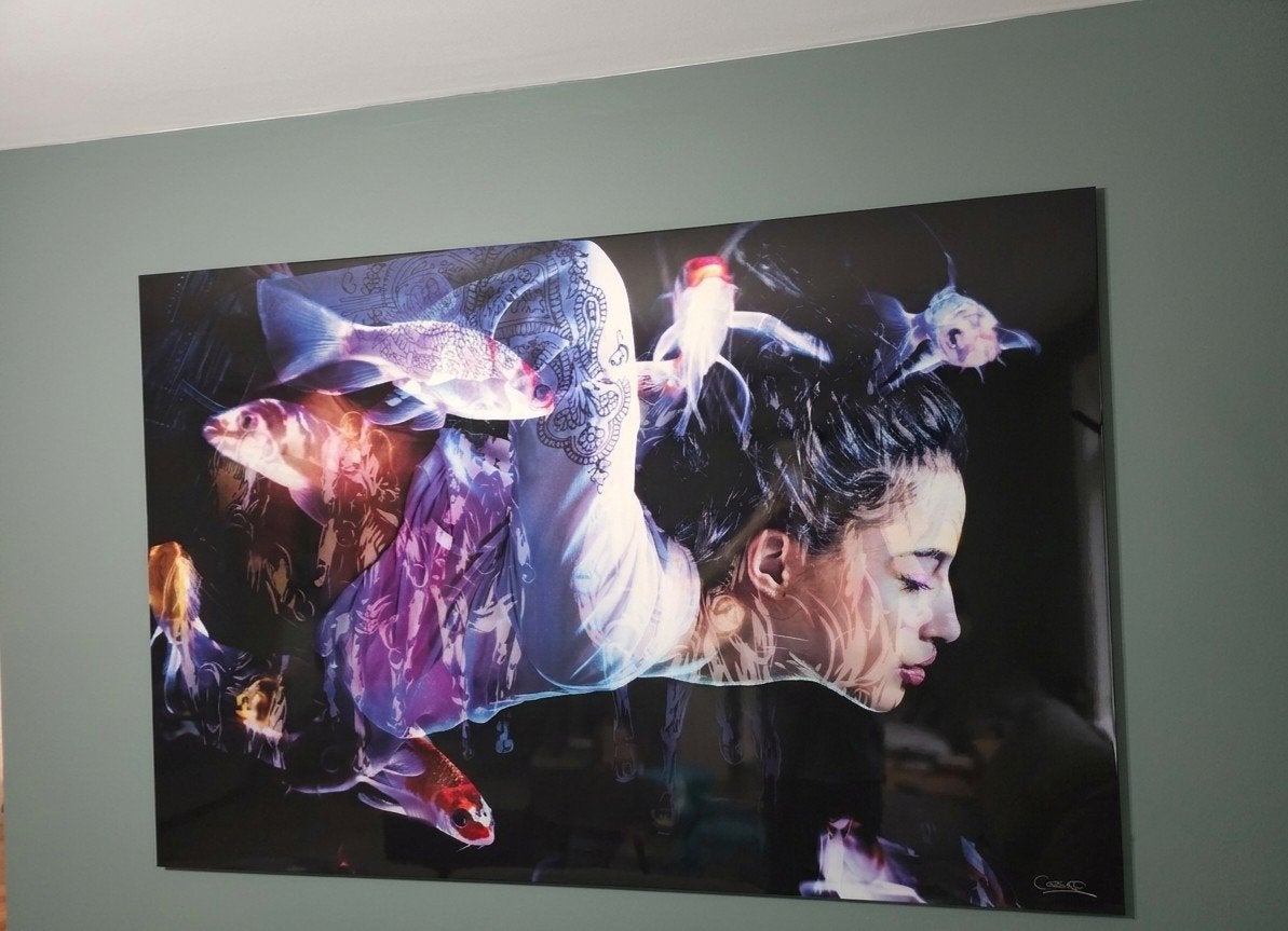 AluArt Cassini (180x120 cm) - Groot Aluminium Wandpaneel, Figuren, Overige technieken, Metaal, Ophalen