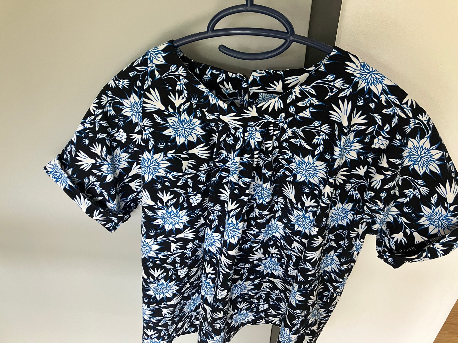 Studio Anneloes blouse met bloemenprint maat S, Zwart, Ophalen of Verzenden, Zo goed als nieuw, Korte mouw