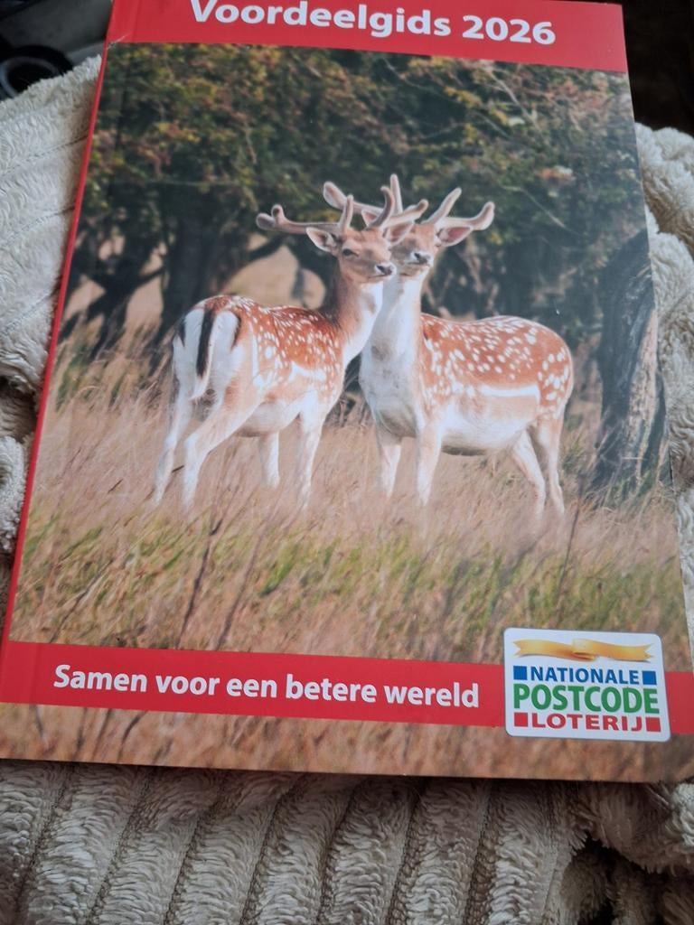 Te koop voordeel gids van de postcode loterij 2026., Ophalen of Verzenden