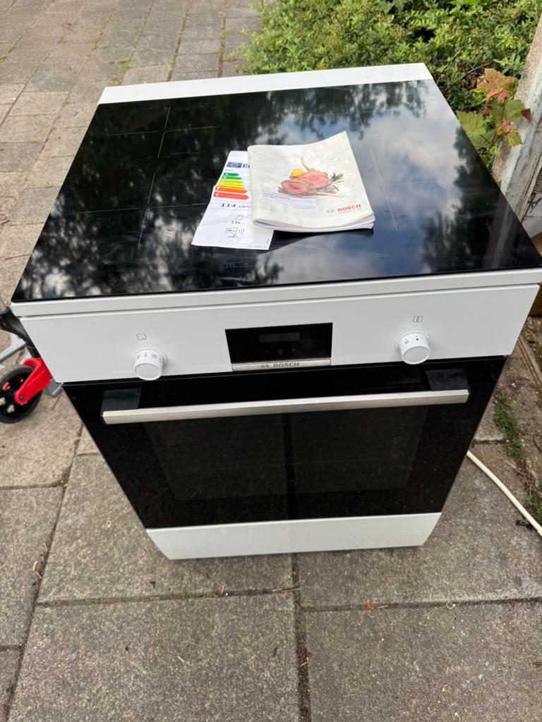 Mooiebosch  inductie fornuis met bezorgen, Ophalen of Verzenden, Zo goed als nieuw, 60 cm of meer, 85 tot 90 cm