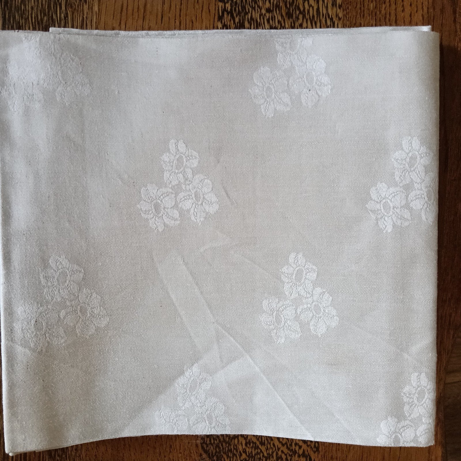 Damast servetten, 69 cm, Linnen, Vierkant, Nieuw