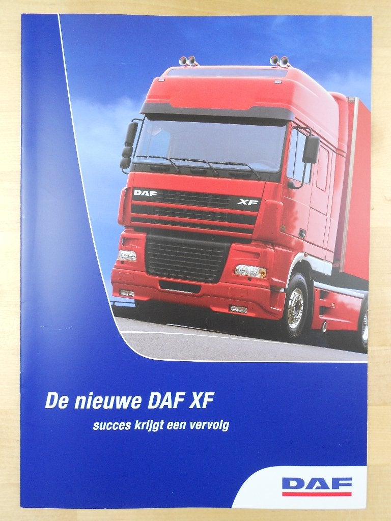 DAF XF Brochure 2002, Boeken, Ophalen of Verzenden, Zo goed als nieuw, Overige merken, DAF