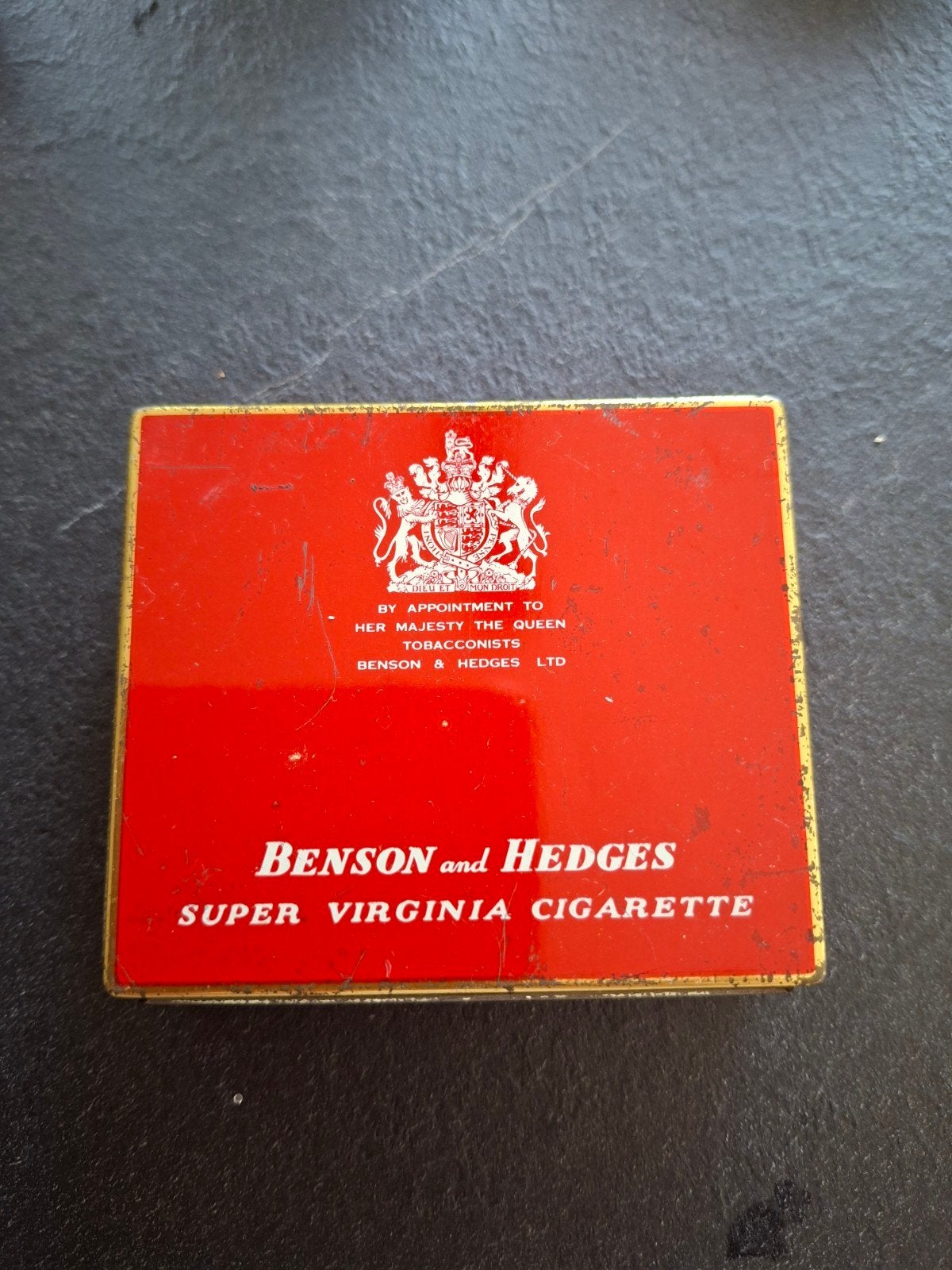 Vintage Benson & Hedges Super Virginia Sigarettenblik, Verzamelen, Blikken, Ophalen of Verzenden, Gebruikt, Overige, Overige merken