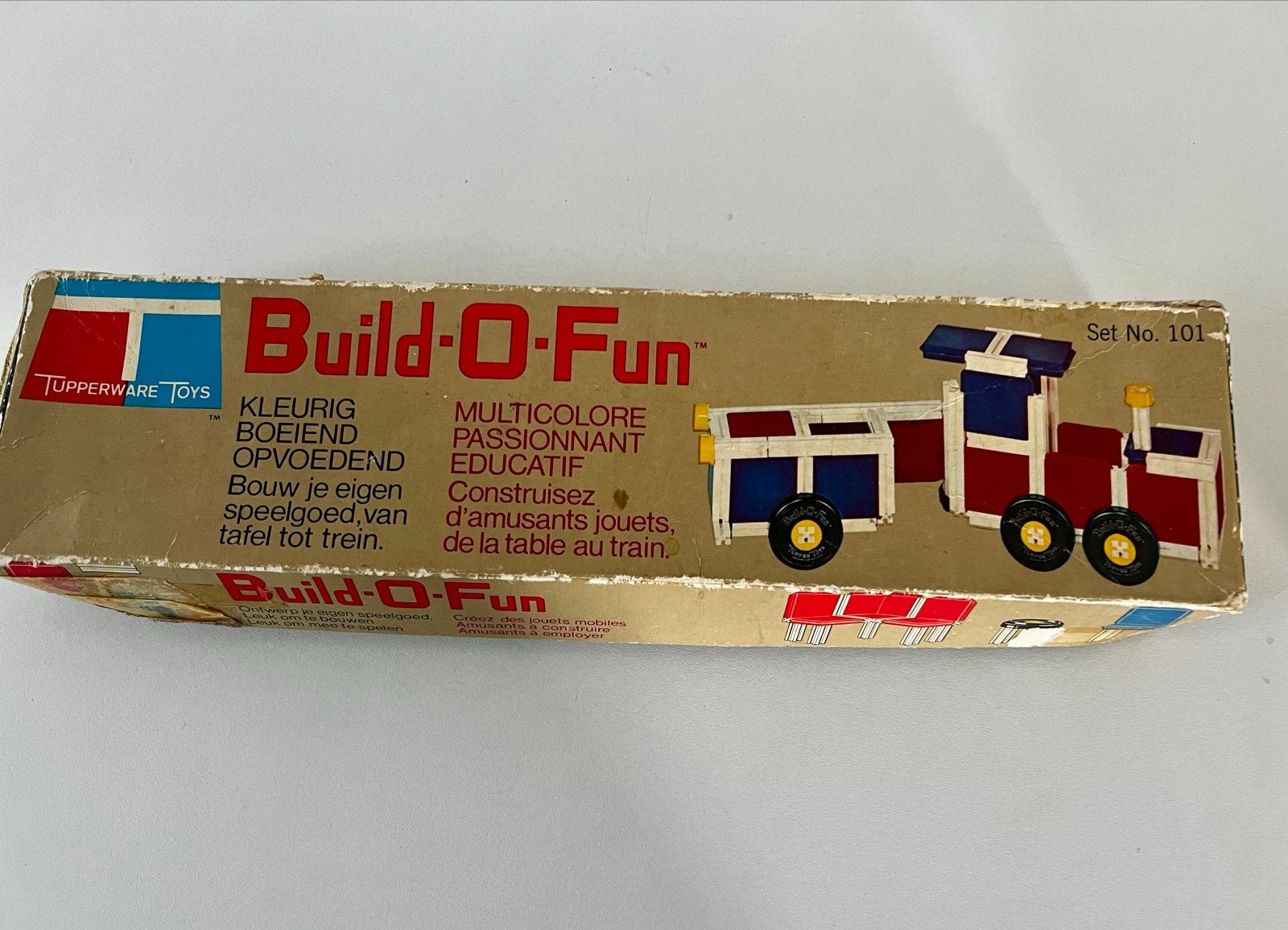 Vintage Tupperware Toys Build-O-Fun Set No. 101, Ophalen of Verzenden, Gebruikt, Overige merken