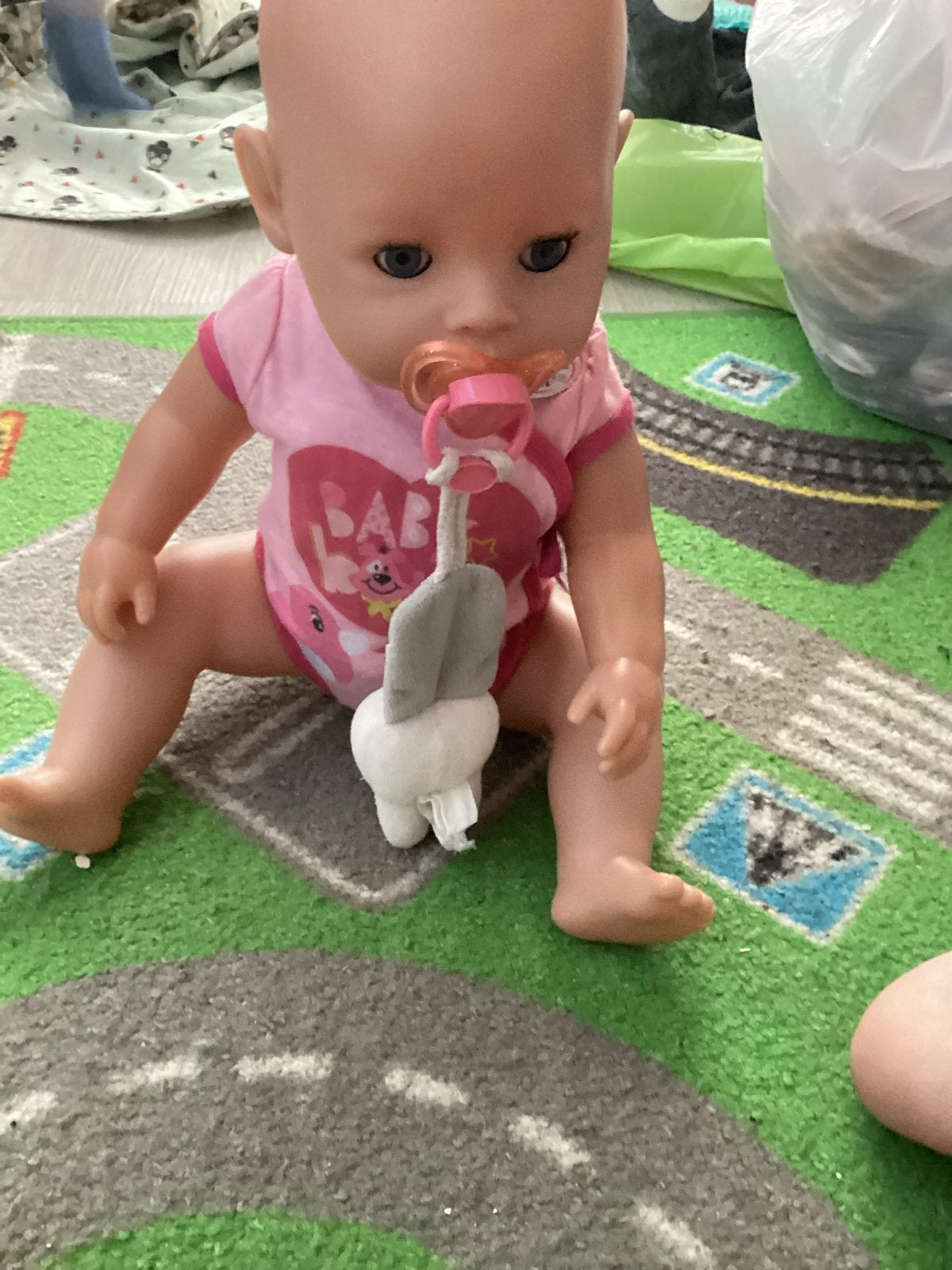 Twee Baby Born poppen met accessoires, Ophalen of Verzenden, Gebruikt, Babypop