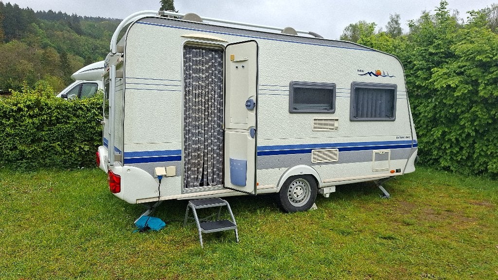 Te koop Hobby 440SF de luxe easy, Caravans en Kamperen, Hobby, Treinzit, Particulier, 4 tot 5 meter