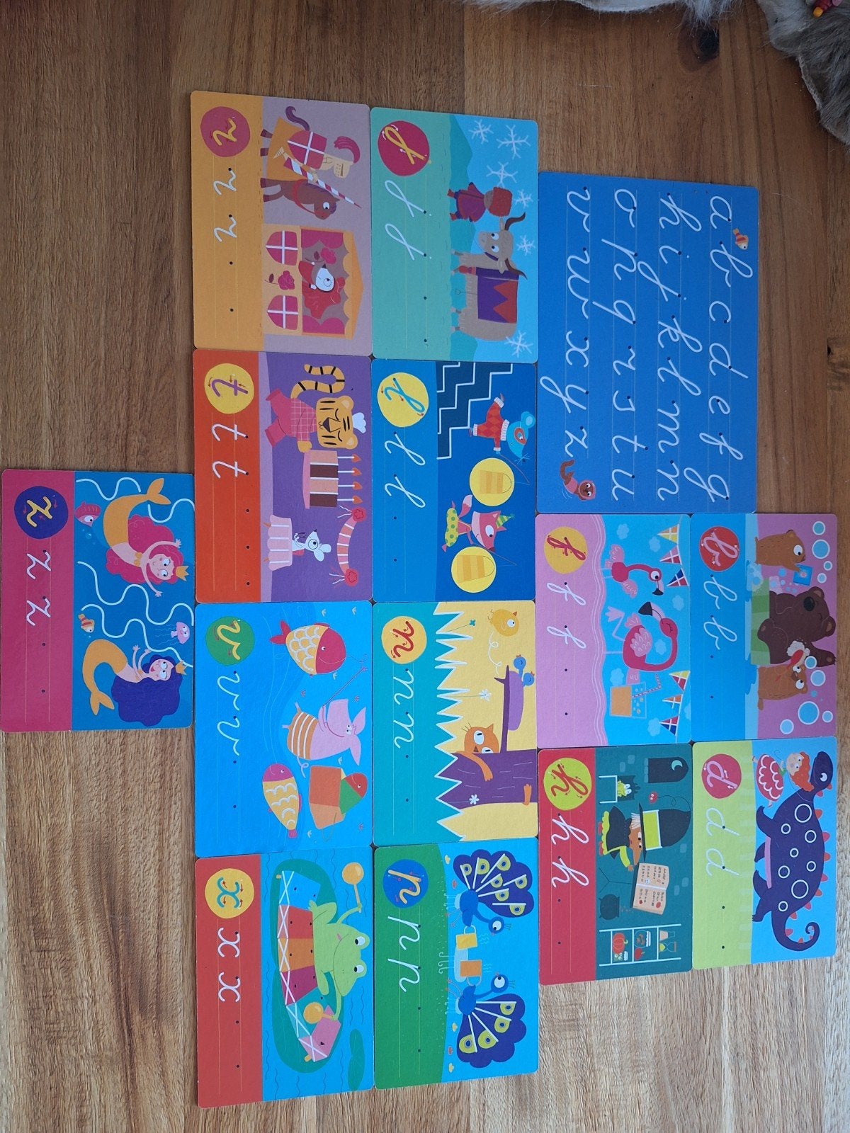 Jumbo Ik Leer Letters Schrijven - Educatief Spel, Kinderen en Baby's, Ophalen of Verzenden, Zo goed als nieuw, Knutselen