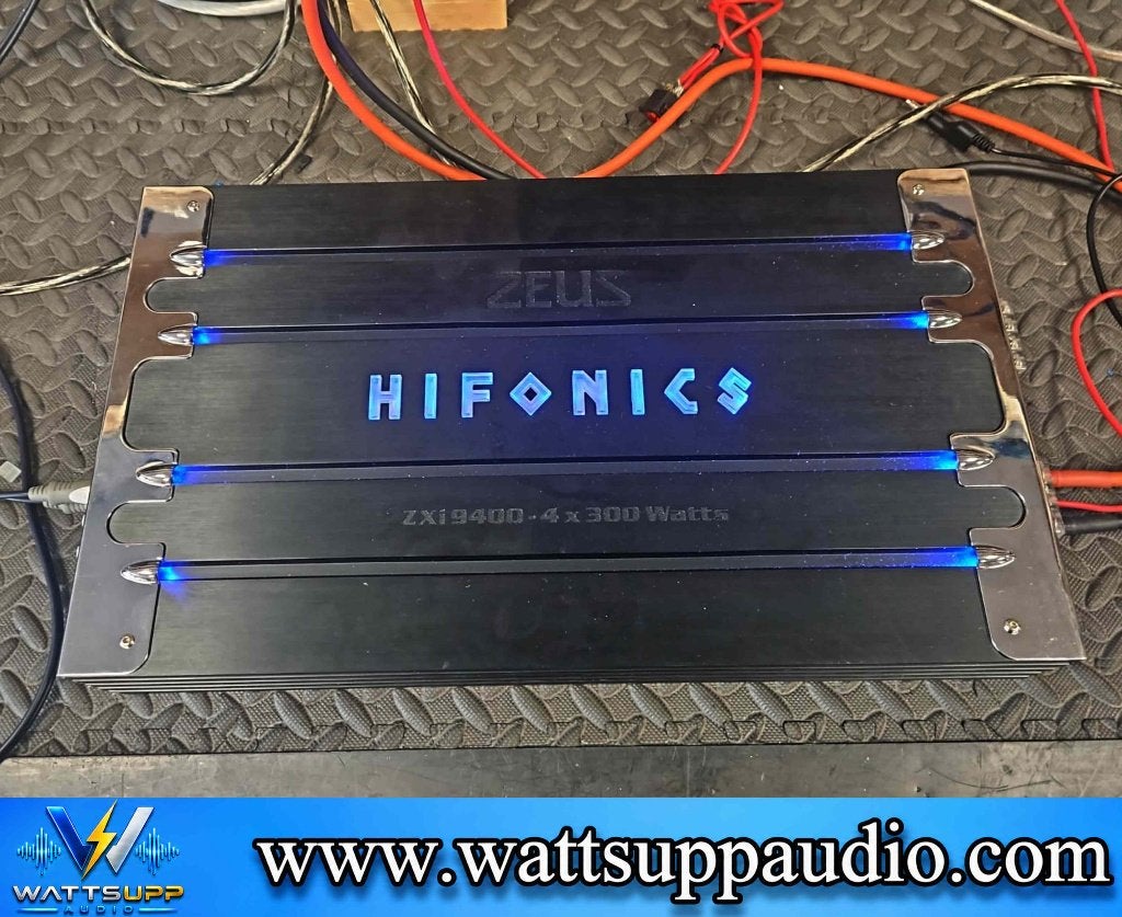 Hifonics ZXI9400 4 kanaals versterker 1200W RMS, Gebruikt, Am Breilingsweg 3, 76709 Kronau, Duitsland, Audio Design, Ophalen of Verzenden