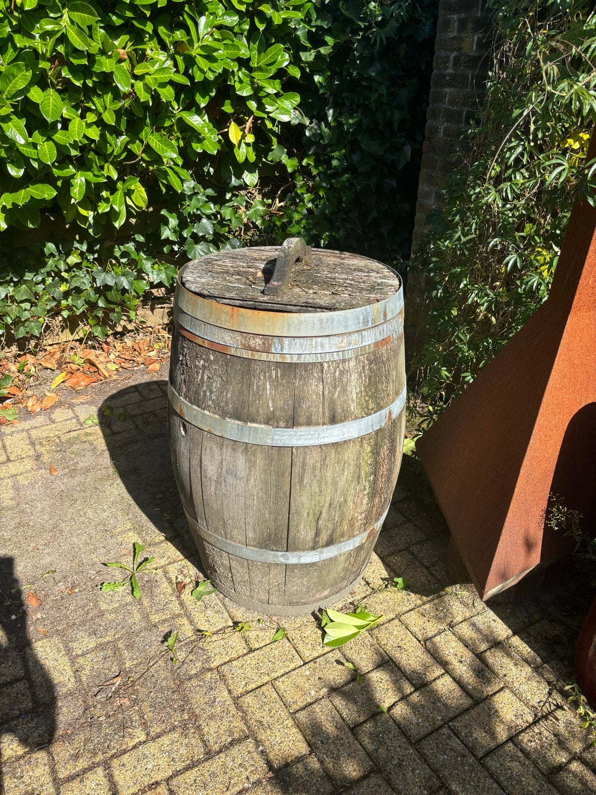 Wijnvat / Regenton - Opknapper, Ophalen