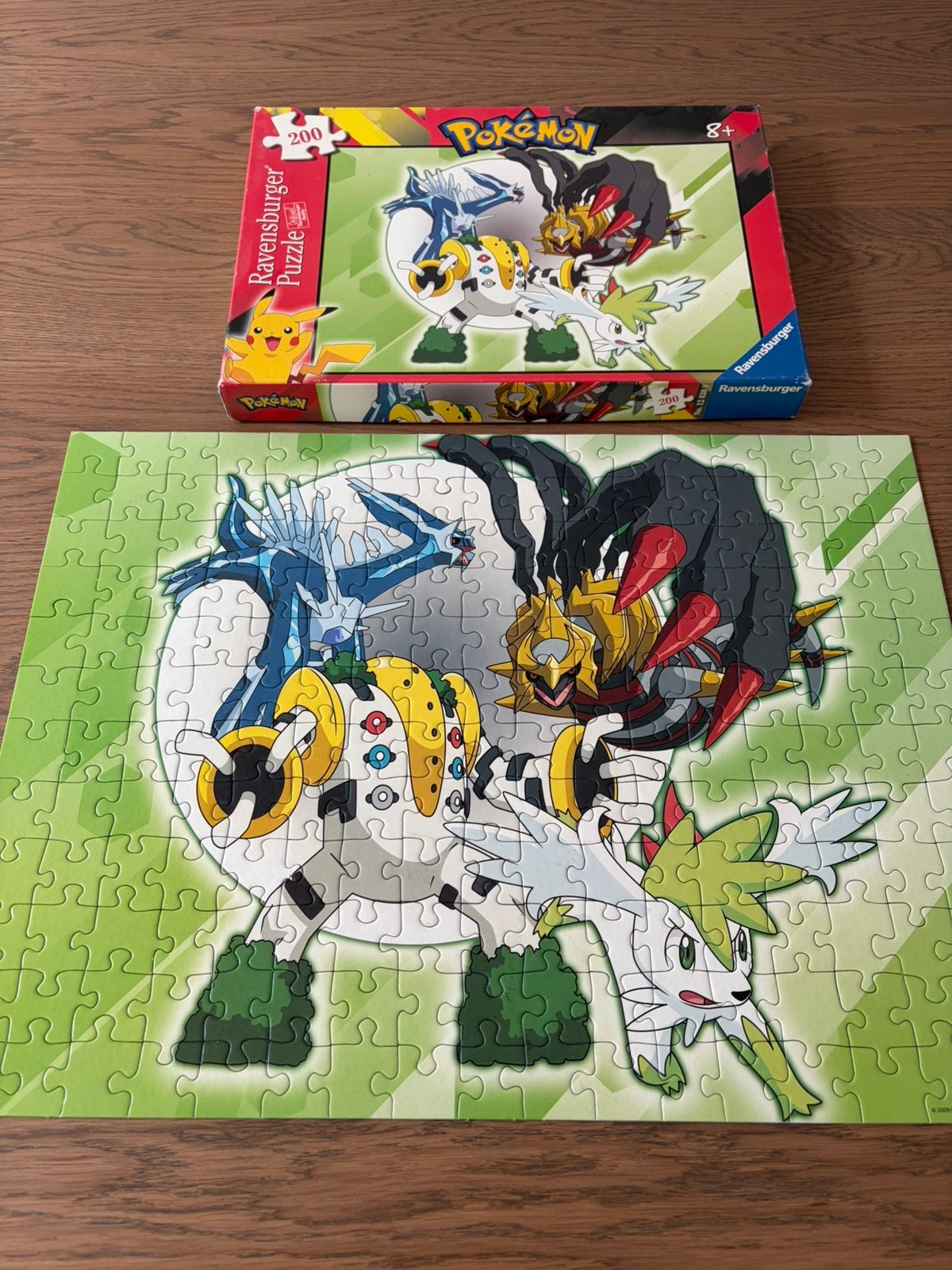 Pokemonpuzzel 200 stukjes, Ophalen, Meer dan 50 stukjes, Zo goed als nieuw, 6 jaar of ouder