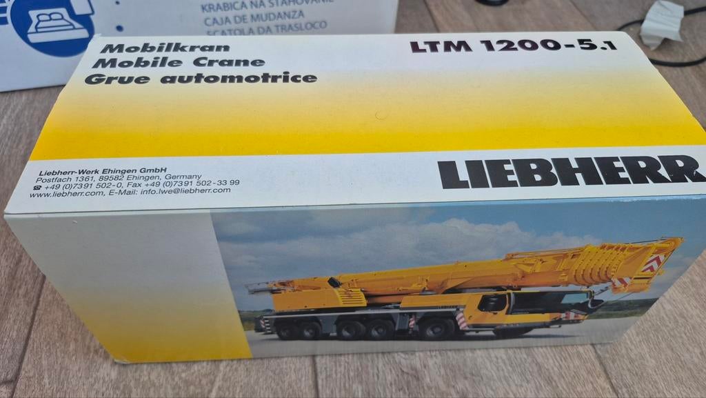 Liebherr ltm 1200 5.1, Hobby en Vrije tijd, Ophalen, Zo goed als nieuw, Hijskraan, Tractor of Landbouw, NZG