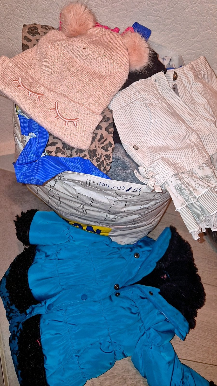 104 t/m116 tas vol kleding en jasje van didi, Kinderen en Baby's, Ophalen, Gebruikt, Meisje, Jas