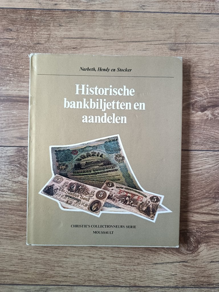Historische bankbiljetten en aandelen - Moussault, Ophalen of Verzenden, Album of Boek