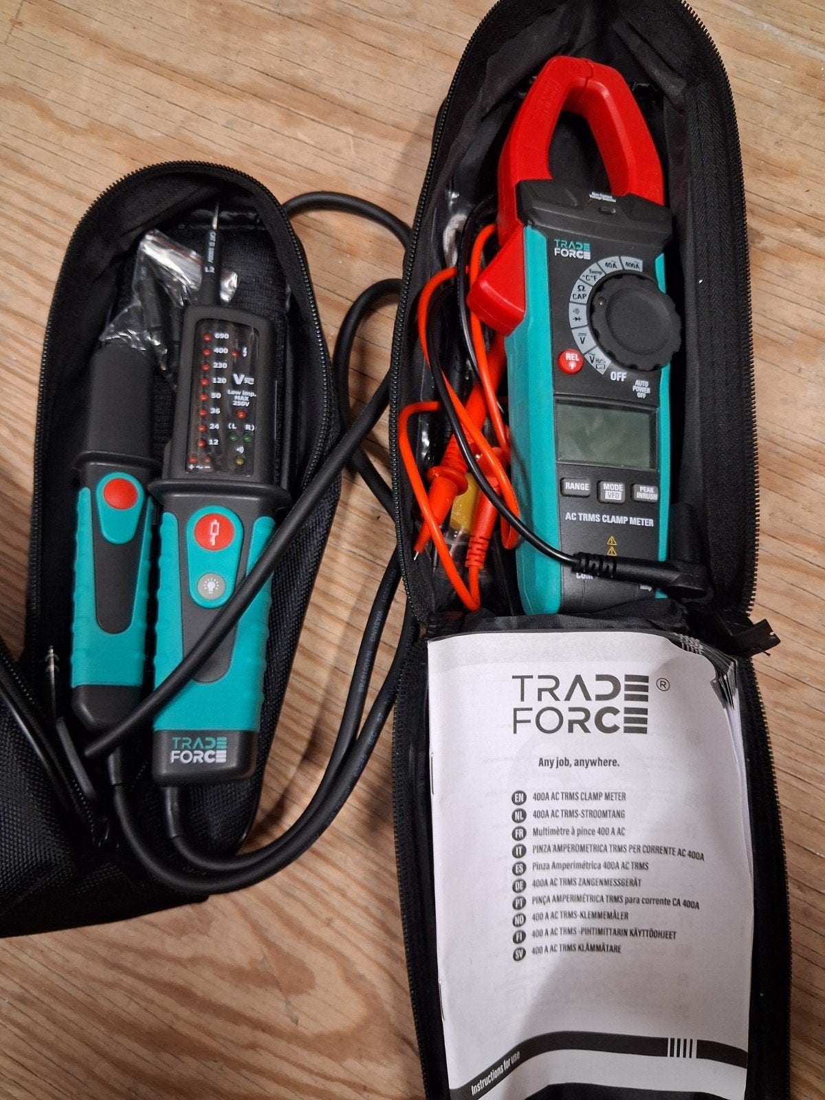 Nieuwe Multimeter en Voltmeter - Trade Force, Ophalen of Verzenden, Nieuw, Multimeter