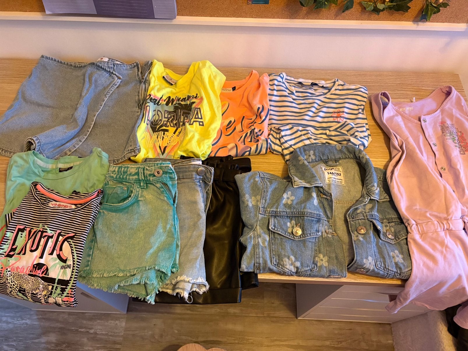 Zomerpakket meiden 146/152, Ophalen of Verzenden, Zo goed als nieuw, Maat 146