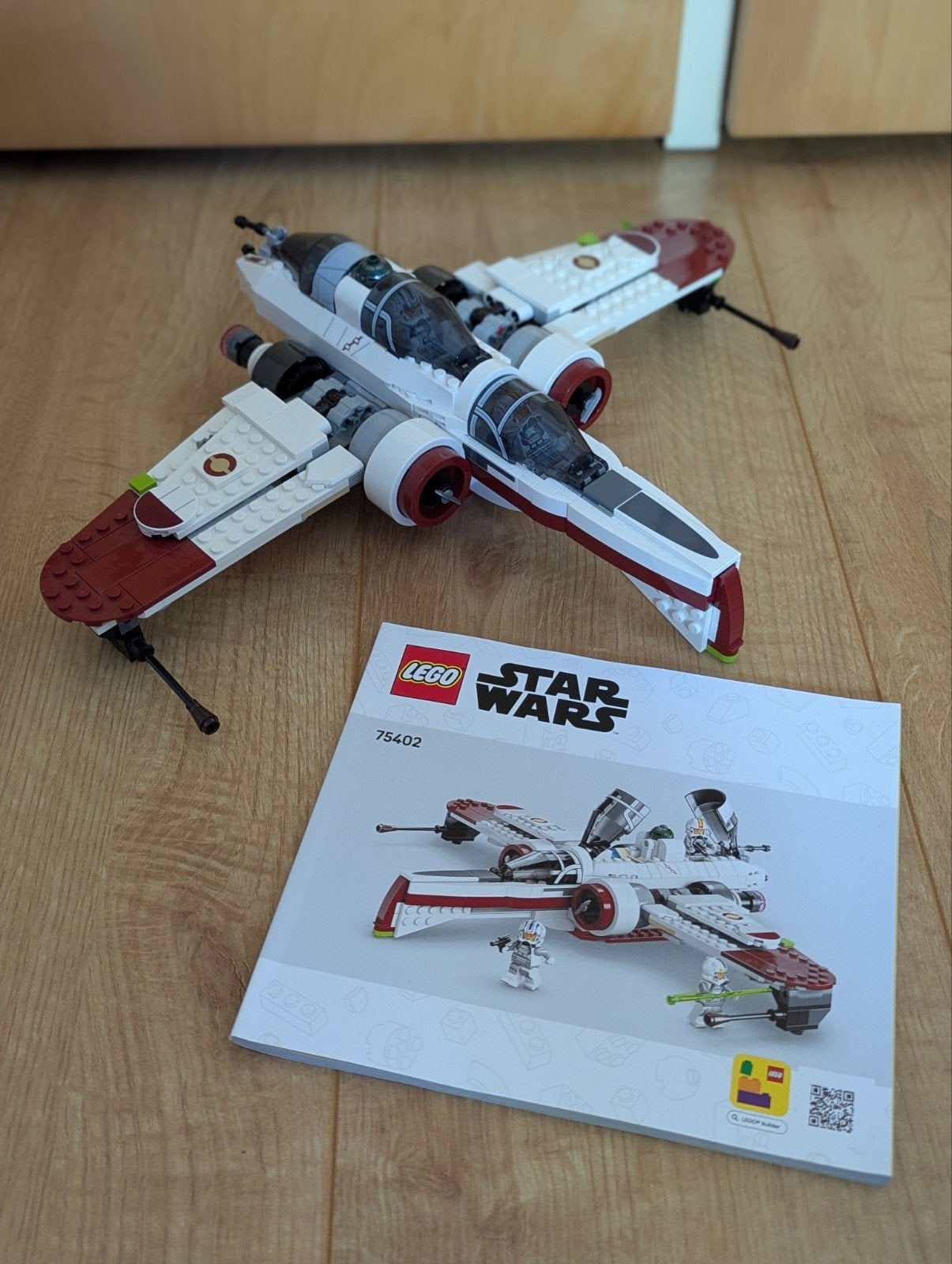 LEGO Star Wars 75402 ARC-170 Starfighter met minifiguren, Ophalen of Verzenden, Gebruikt, Overige merken