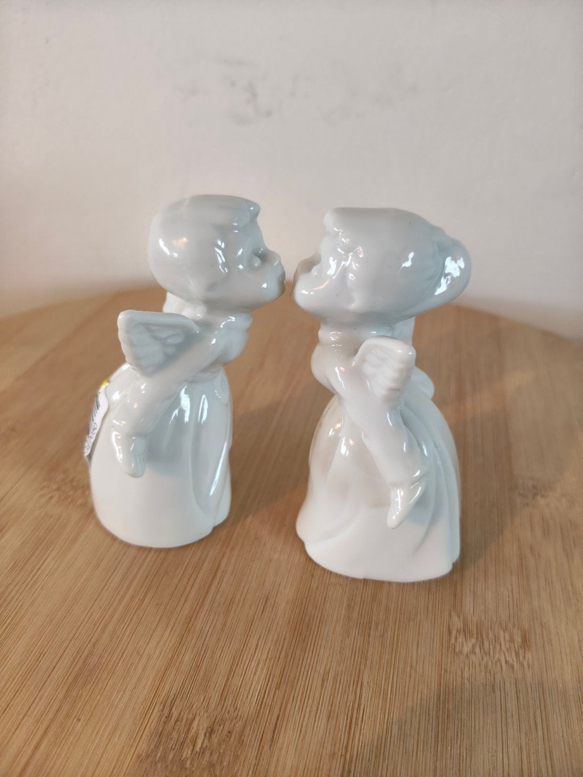 Set van twee vintage engelenbeeldjes., Ophalen of Verzenden, Zo goed als nieuw