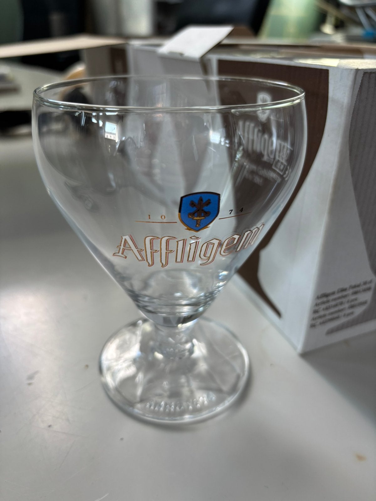 11 Affligem glazen, Verzamelen, Biermerken, Ophalen, Nieuw, Glas of Glazen, Overige merken