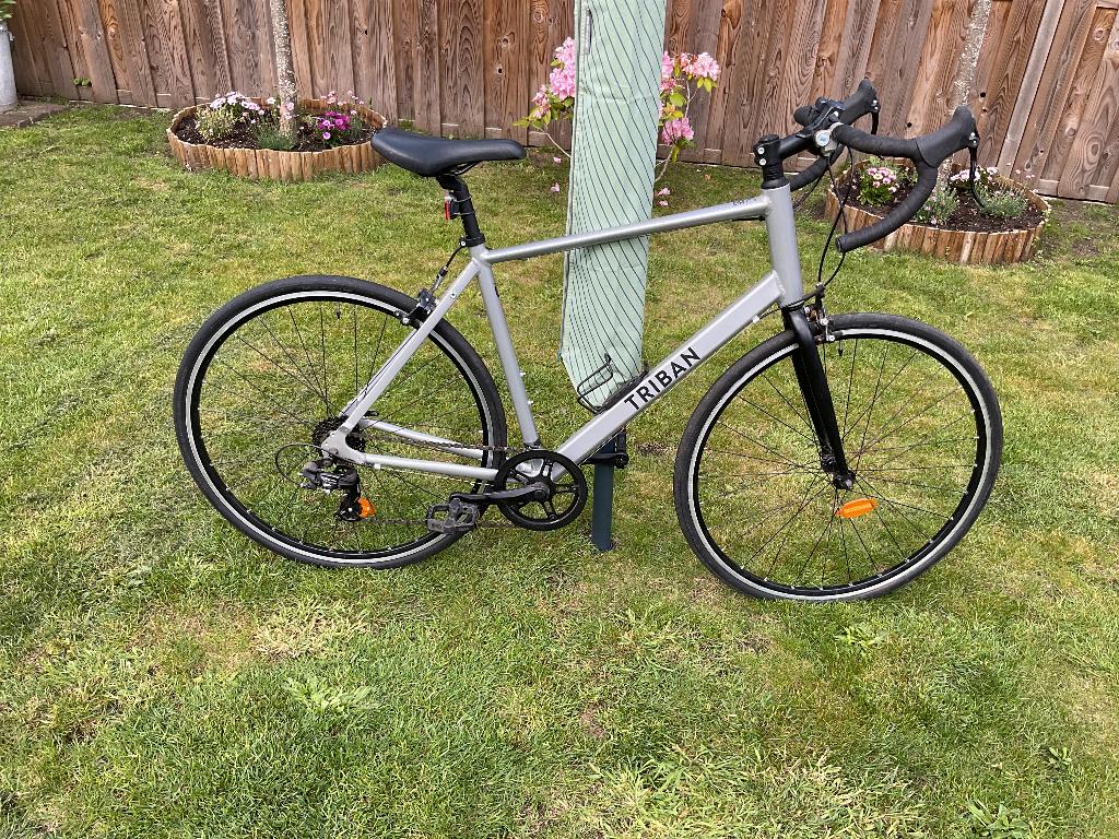 Triban rc 100, Fietsen en Brommers, Fietsen | Racefietsen, Minder dan 10 versnellingen, 26 inch, Aluminium, Zo goed als nieuw