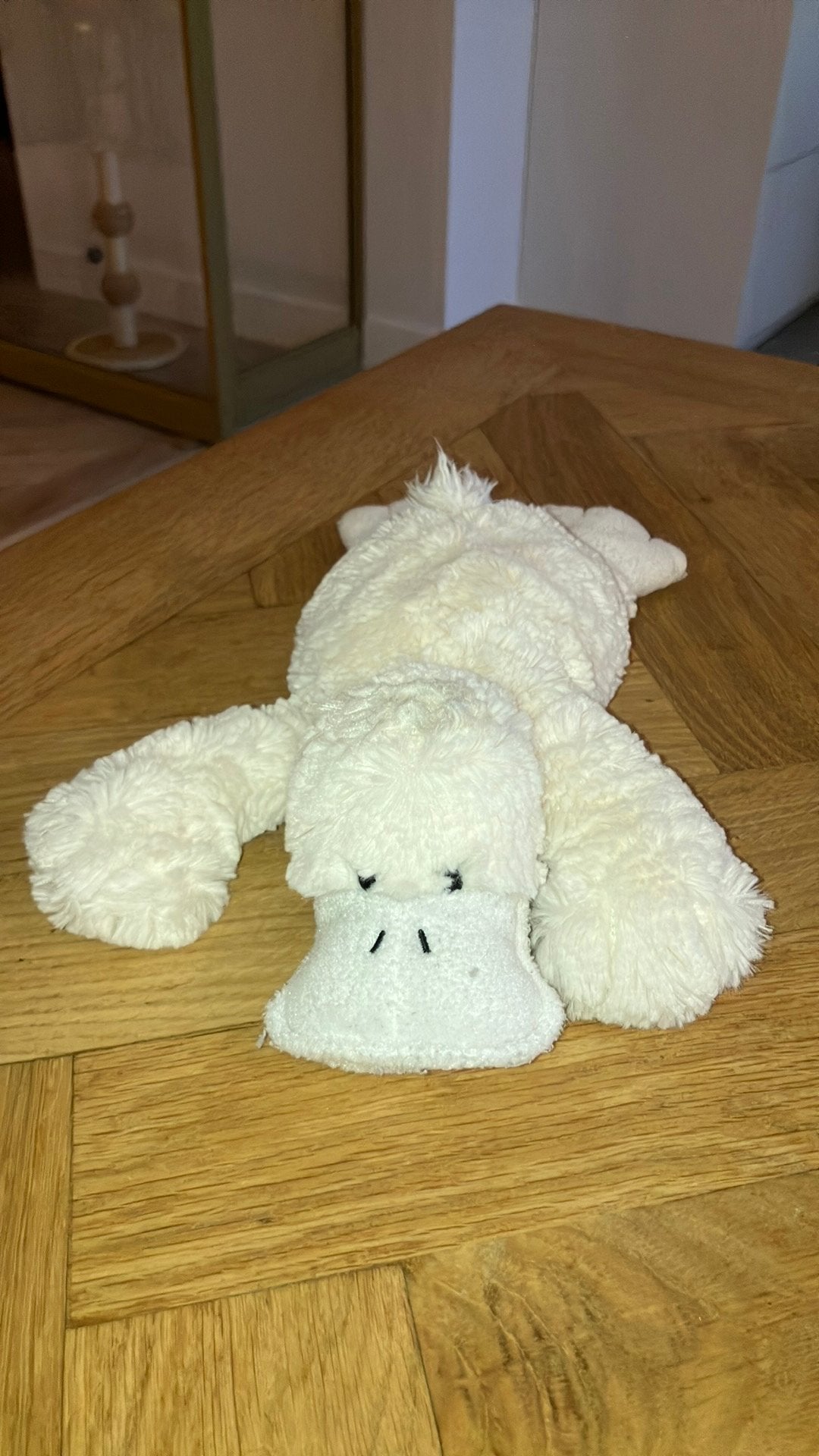 Anna club plush eend, Gebruikt, Ophalen of Verzenden, Middelgroot (20 tot 80 cm), Eend
