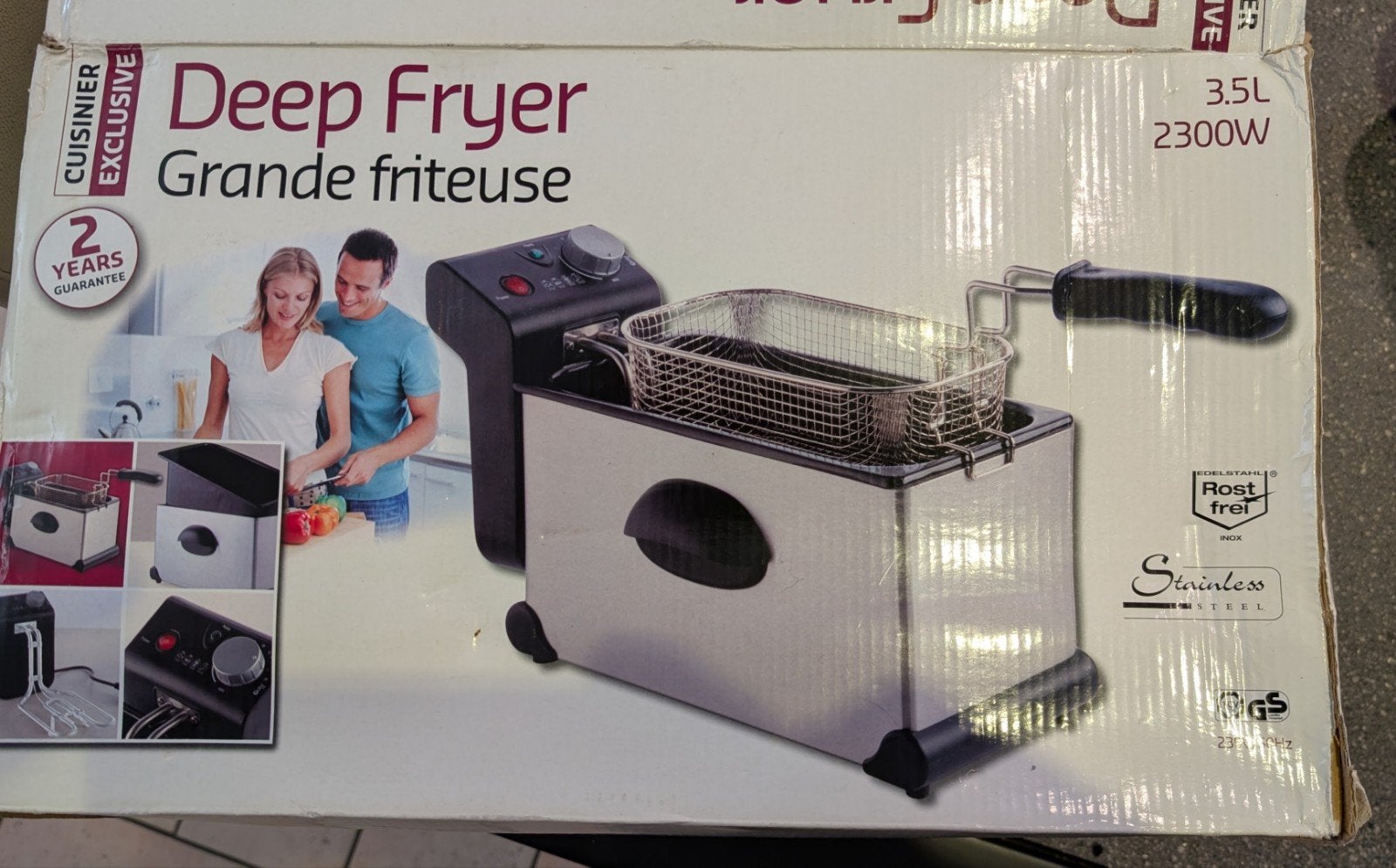 friteuse. Nieuw in de doos, Witgoed en Apparatuur, Ophalen, Nieuw