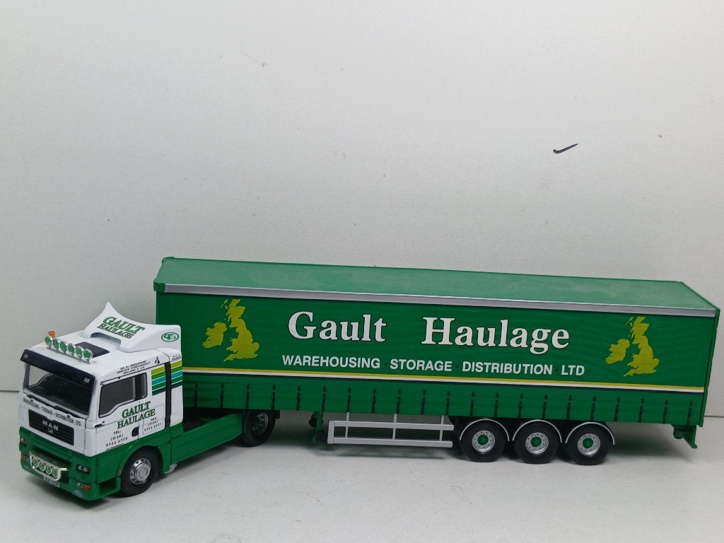 corgi 1/50  man  gault haulage, Hobby en Vrije tijd, Modelauto's | 1:50, Ophalen of Verzenden, Zo goed als nieuw, Bus of Vrachtwagen
