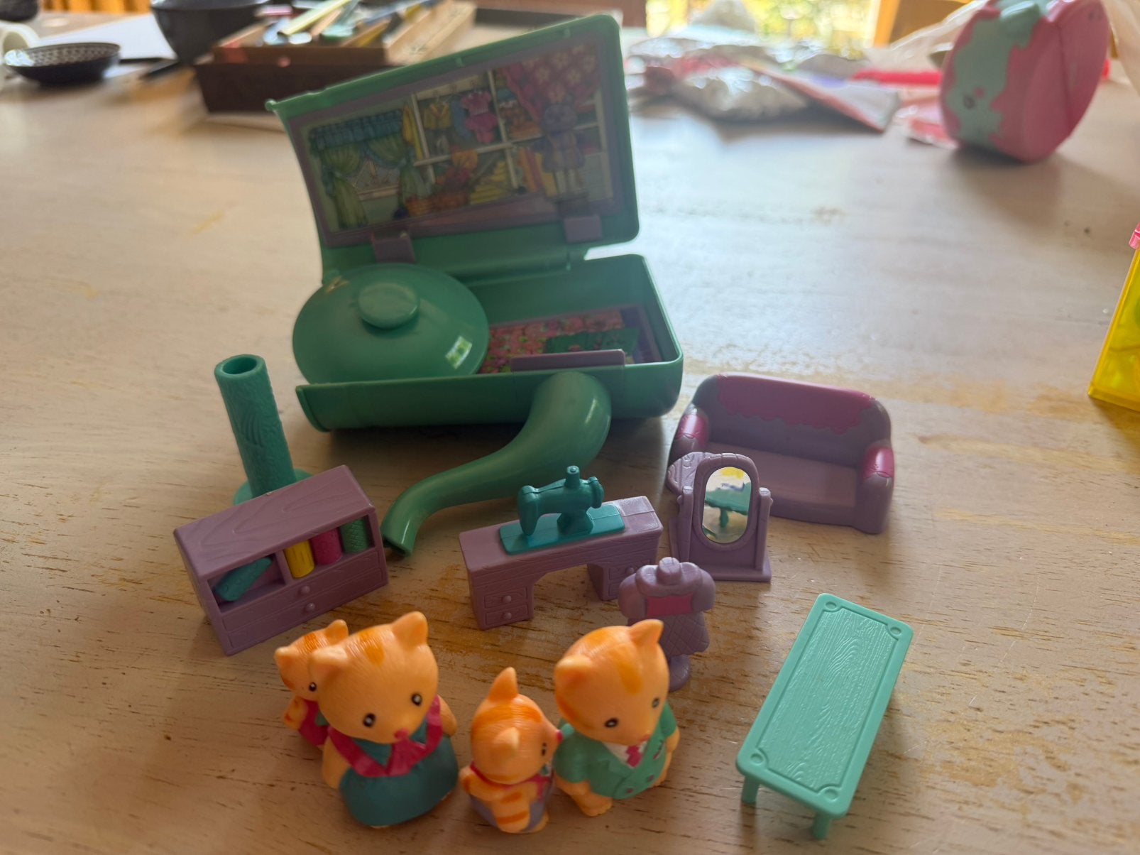 Vintage Furry Families Kitty Teapot Speet (1993), Ophalen of Verzenden, Zo goed als nieuw