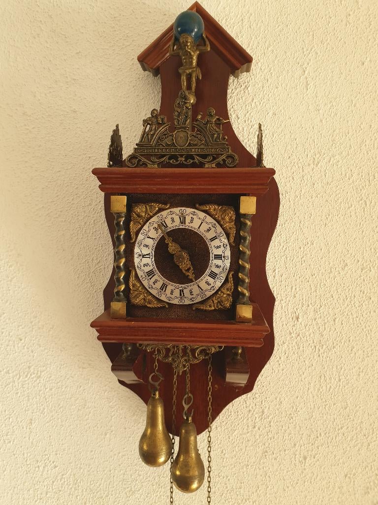 Zaanse klok, Huis en Inrichting, Ophalen, Gebruikt, Analoog, Wandklok