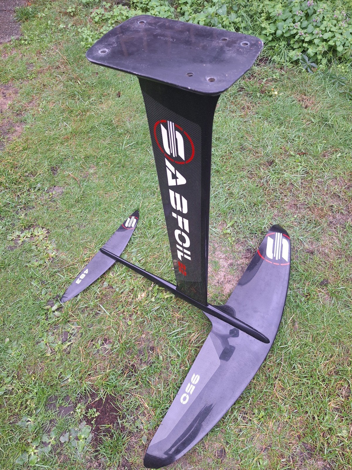 Sabfoil carbon windfoil set. 82 Mast, 950 Front, 483 Stab, Watersport en Boten, Overige merken, Met vin(nen), Ophalen of Verzenden