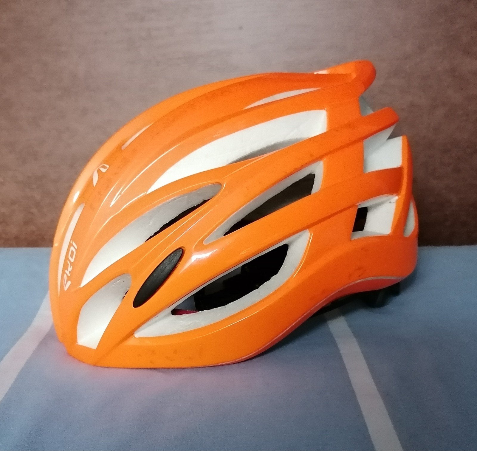 Ekoi Fietshelm Oranje Maat S/M, Fietsen en Brommers, Fietsaccessoires | Fietshelmen, M, Ophalen of Verzenden, Heer of Dame, Ekoi