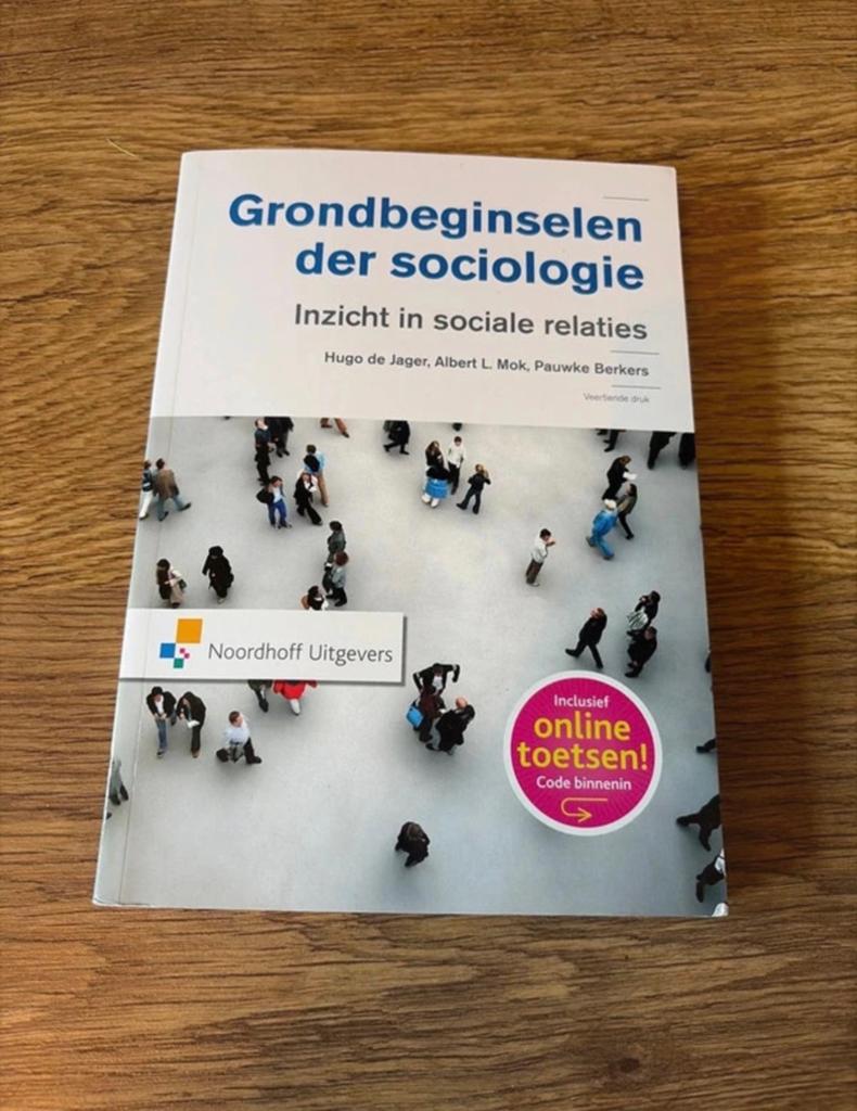 Grondbeginselen der sociologie - Inzicht in sociale relaties, Ophalen of Verzenden, Gamma, Zo goed als nieuw, HBO