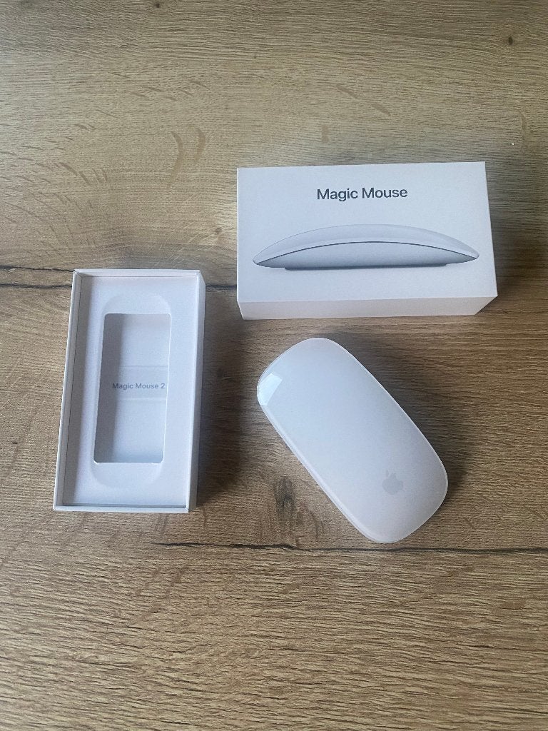 Apple Magic Mouse 2, kleur wit/zilver, Computers en Software, Muis, Ophalen of Verzenden, Draadloos, Apple