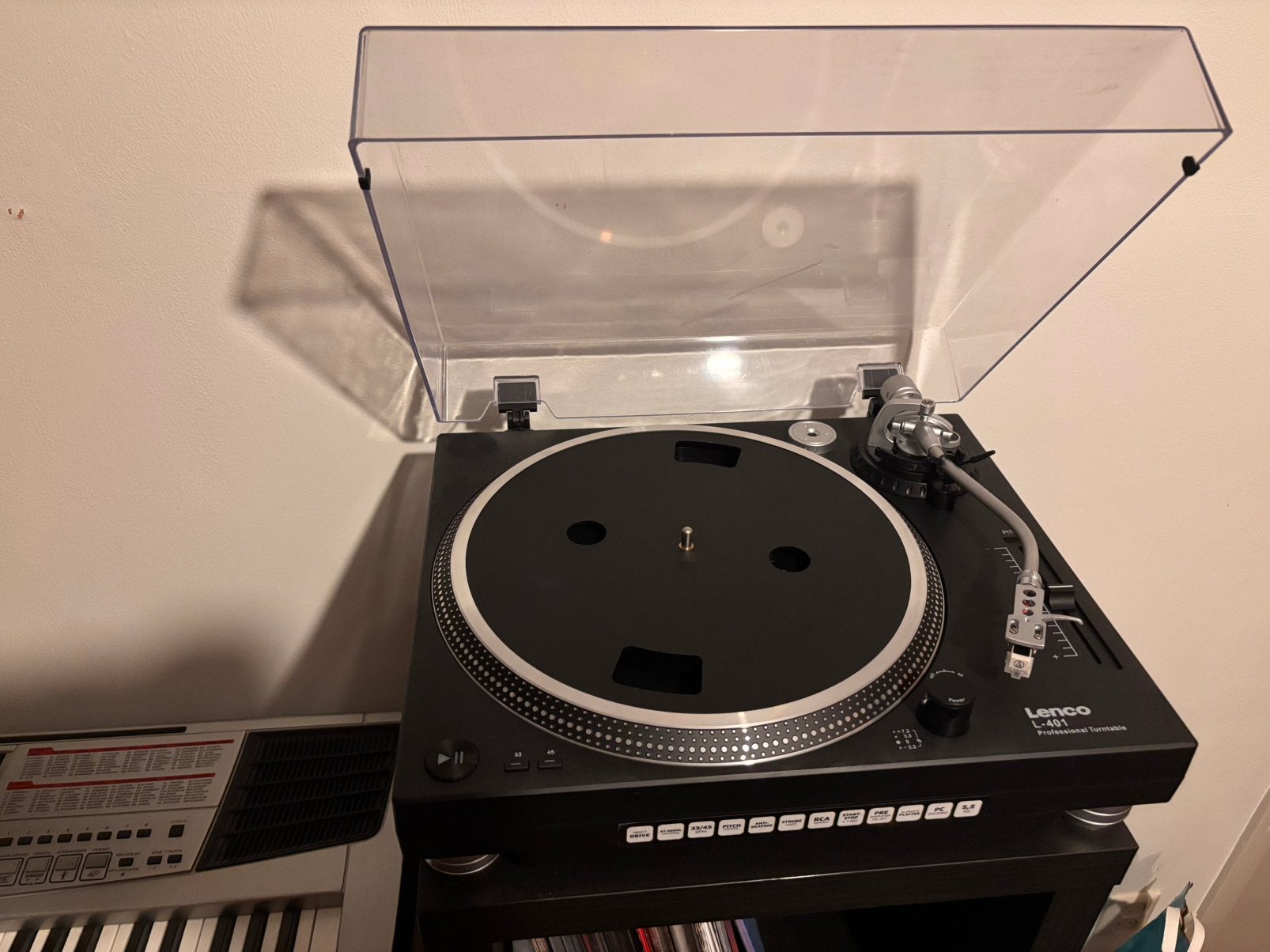 Platenspeler lenco l401, Audio, Tv en Foto, Platenspelers, Ophalen, Zo goed als nieuw, Overige merken