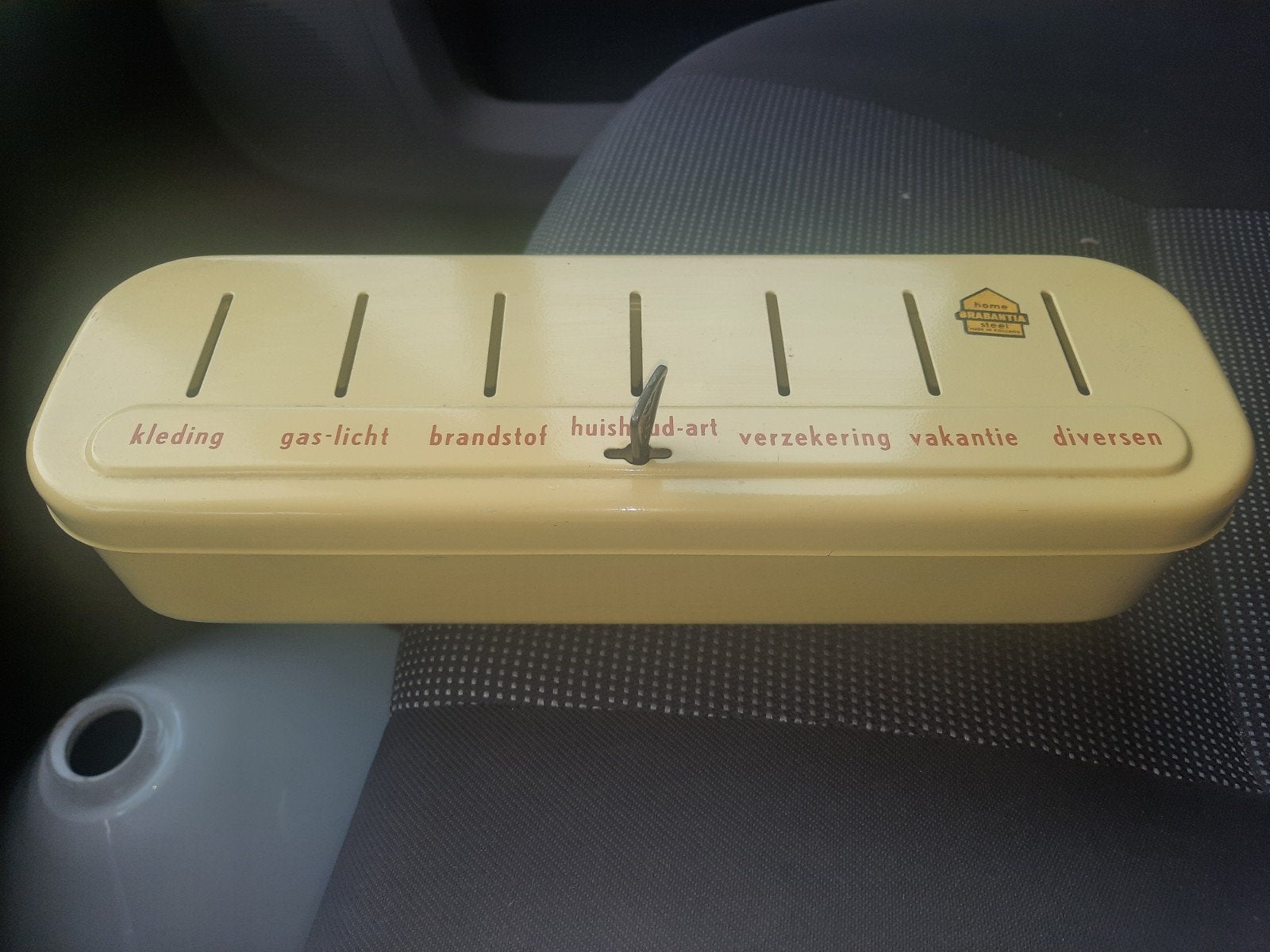 Vintage Brabantia Spaarpot - Budgetplanner, Ophalen of Verzenden