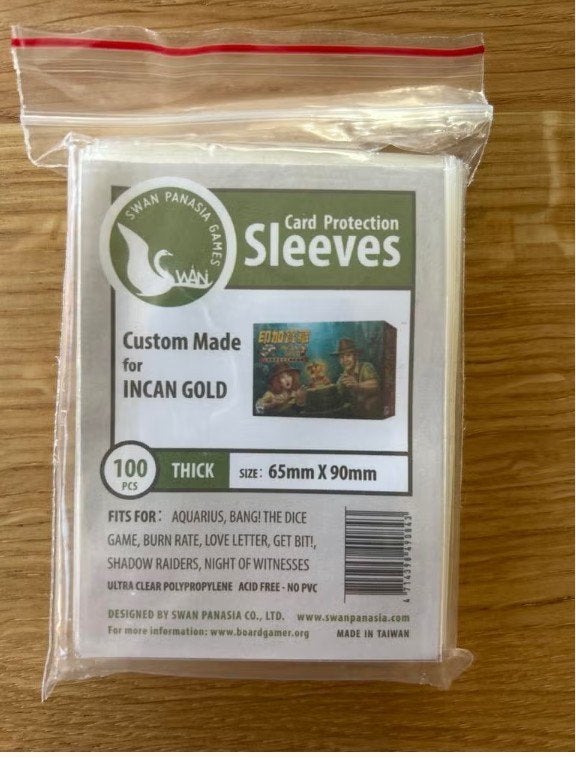 Card Sleeves 65mm x 90mm - Ruim 100 stuks, Ophalen of Verzenden, Nieuw