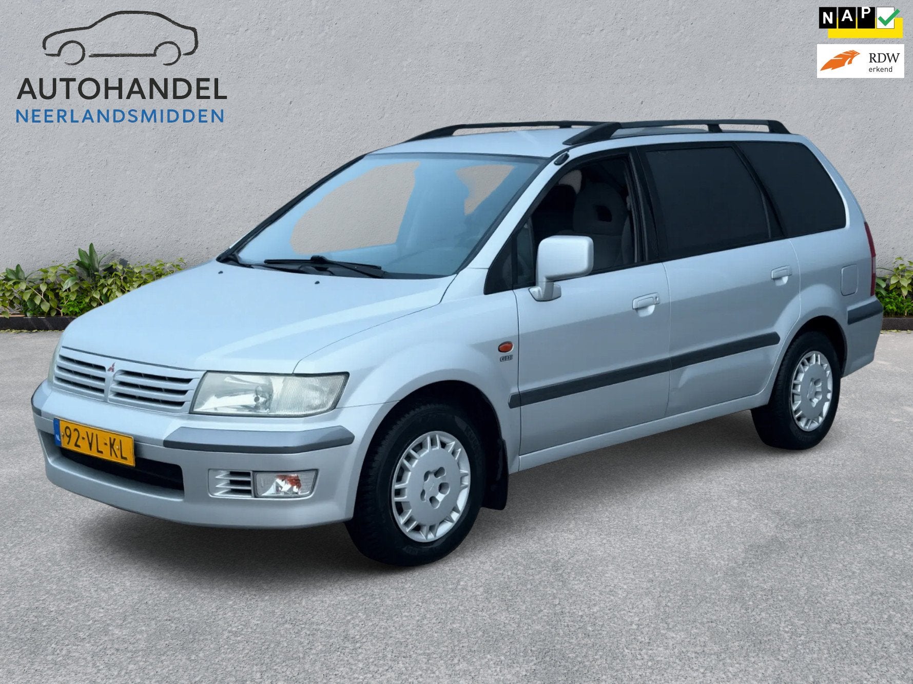 Mitsubishi Space Wagon 2.4 GDI Grijs kenteken automaat airco, 1525 kg, Gebruikt, 4 cilinders, 150 pk