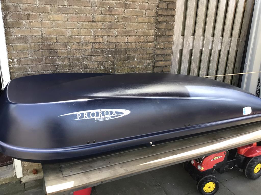Dakkoffer Hapro Probox 655  masterfit bevestiging., Auto diversen, Dakkoffers, Ophalen of Verzenden, Zo goed als nieuw