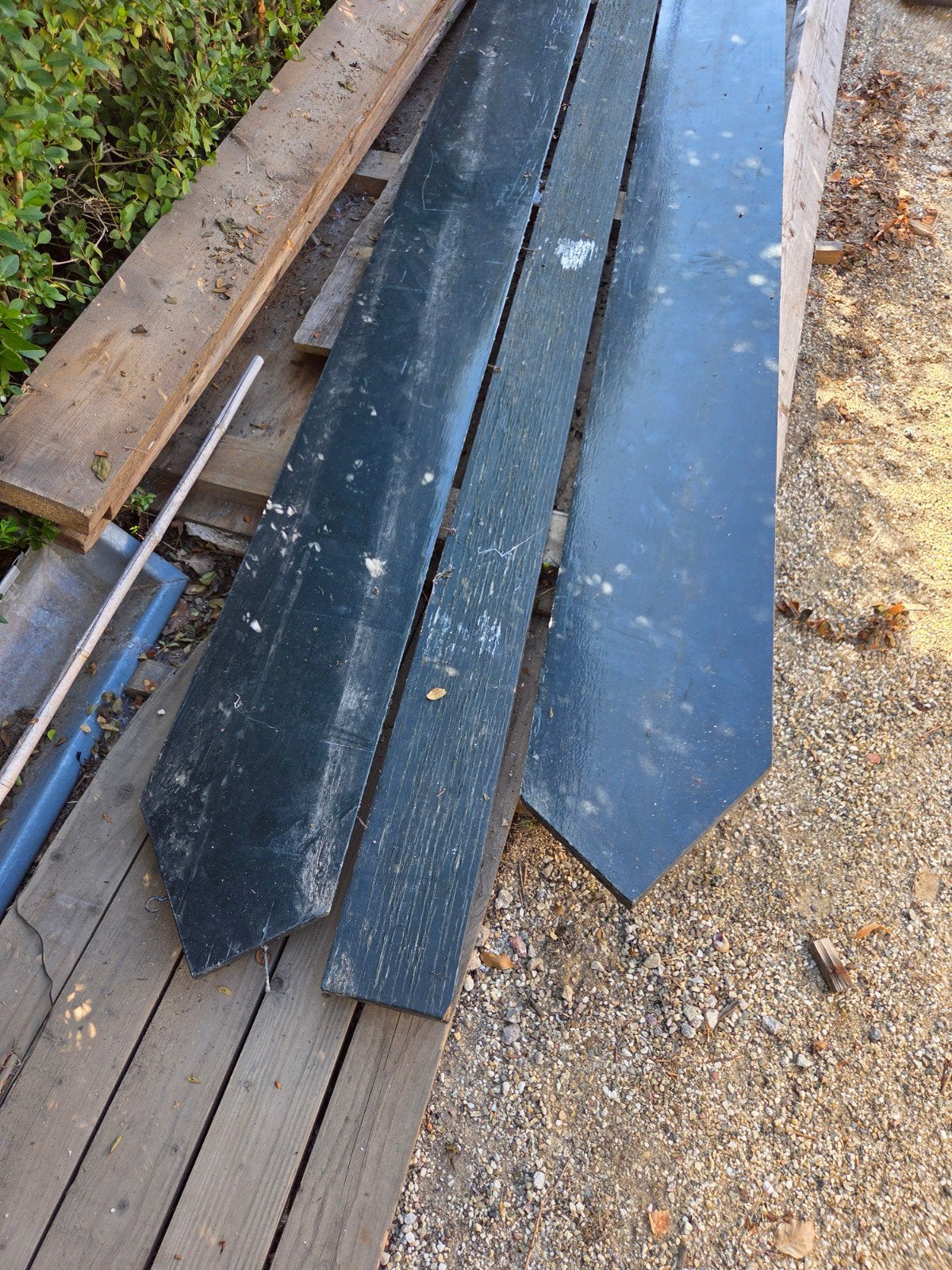 Boeidelen hardhout - gebruikt, Doe-het-zelf en Verbouw, Hout en Planken, Ophalen, Gebruikt, Minder dan 25 mm, Plank