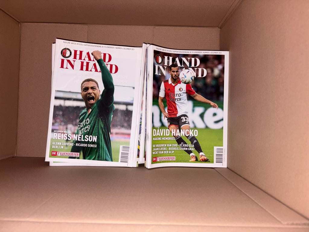 Feyenoord Hand in Hand Kameraden gratis afhalen!, Ophalen, Gelezen, Sport en Vrije tijd