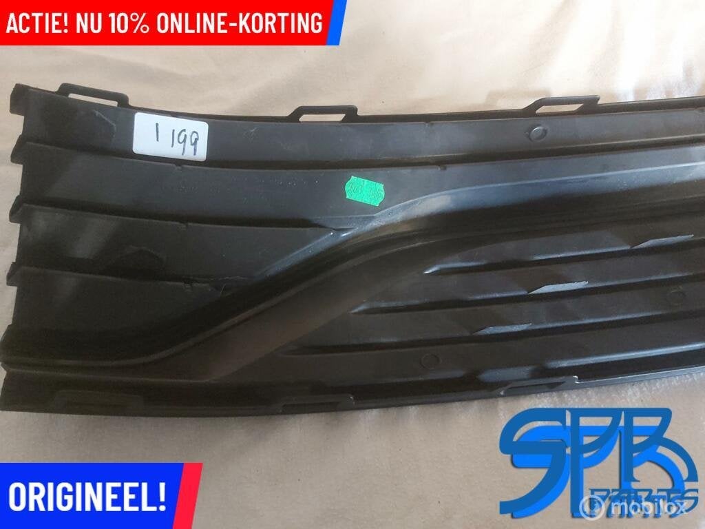 VW POLO 6C LINKS Afdekkap BUMPER GRILLE ROOSTER 6C0853665, Auto-onderdelen, Gebruikt, Volkswagen, Ophalen of Verzenden, Volkswagen
