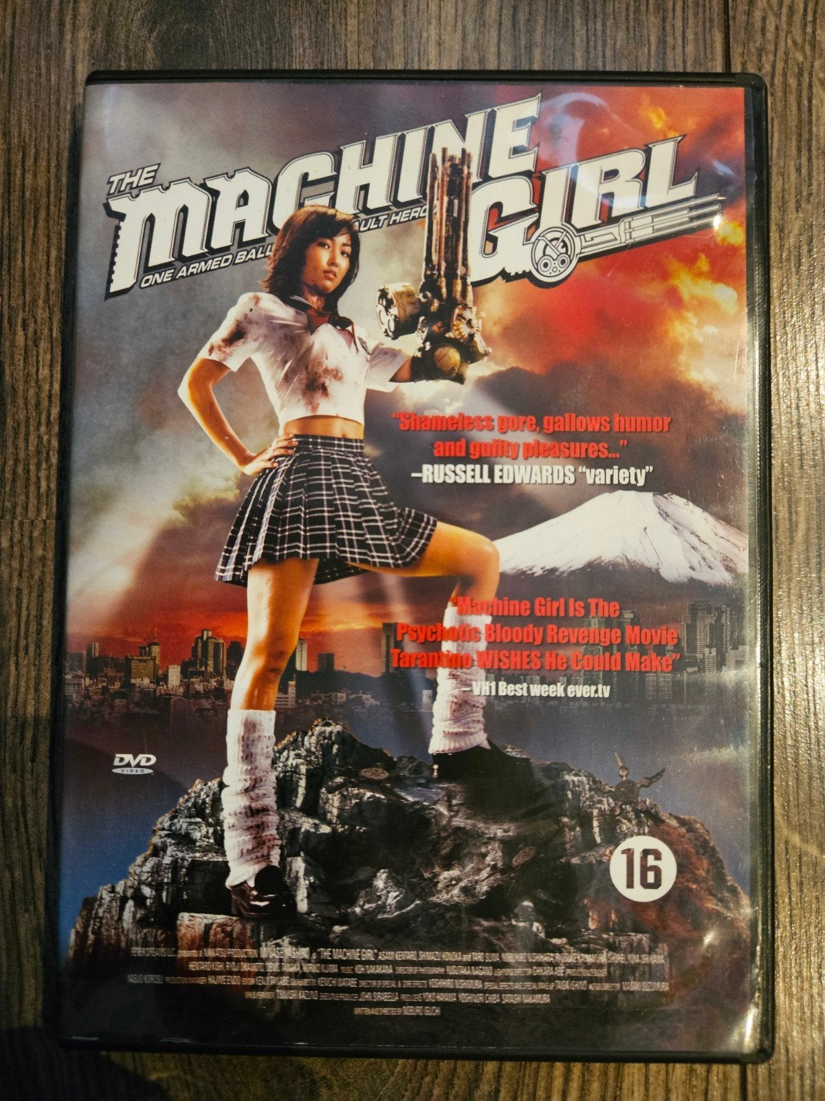 Machine Girl DVD - Japanse horror gore cult, Cd's en Dvd's, Vanaf 16 jaar, Nederlands, Ophalen of Verzenden, Zo goed als nieuw
