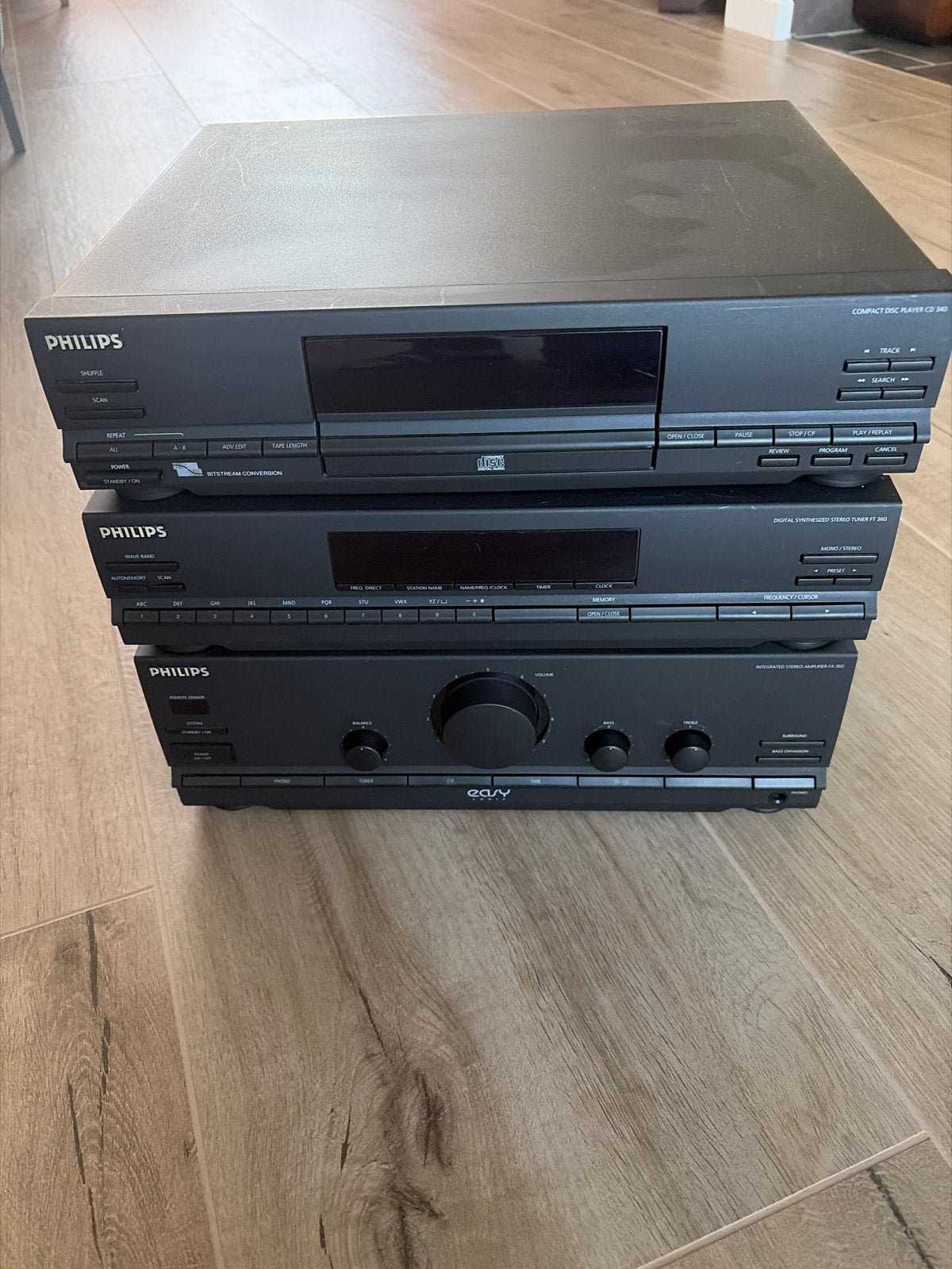 Philips CD-speler, Tuner en Versterker Set, Audio, Tv en Foto, Philips, Gebruikt, Cd-speler, Losse componenten
